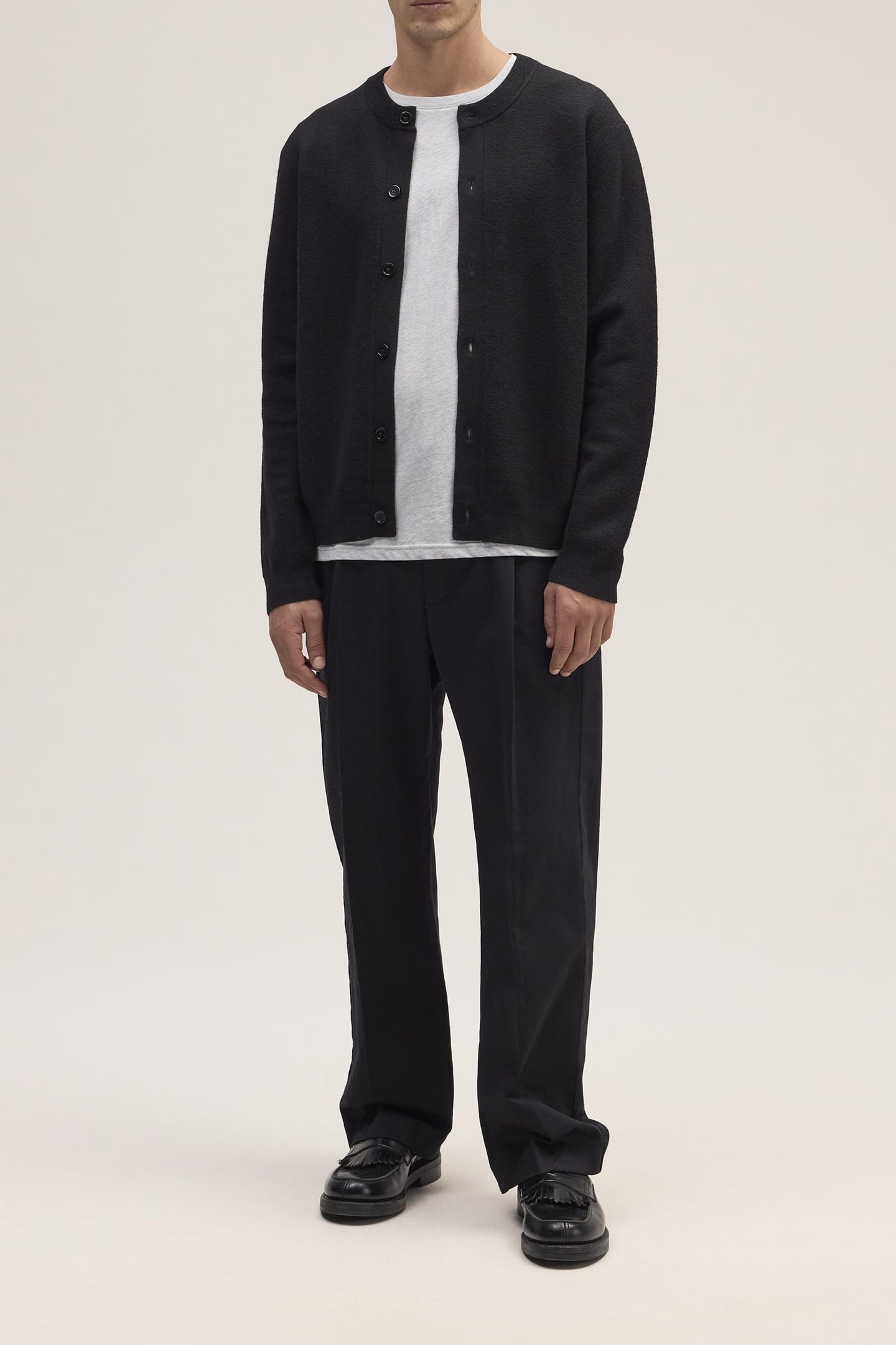 JASPER CREW CARDIGAN 60017 BLACK 3