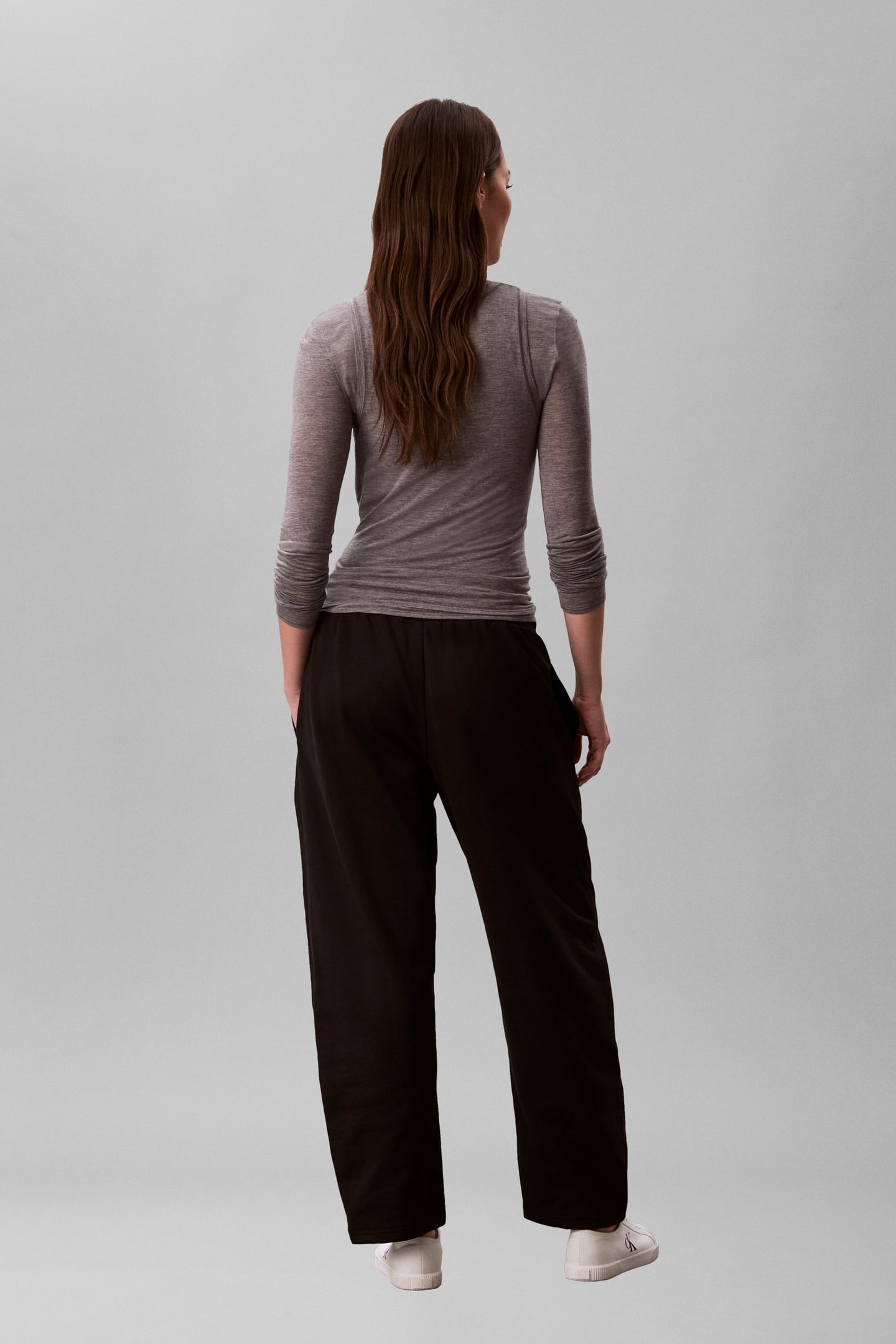MONOGRAM FRENCH TERRY SWEATPANTS BLACK 2