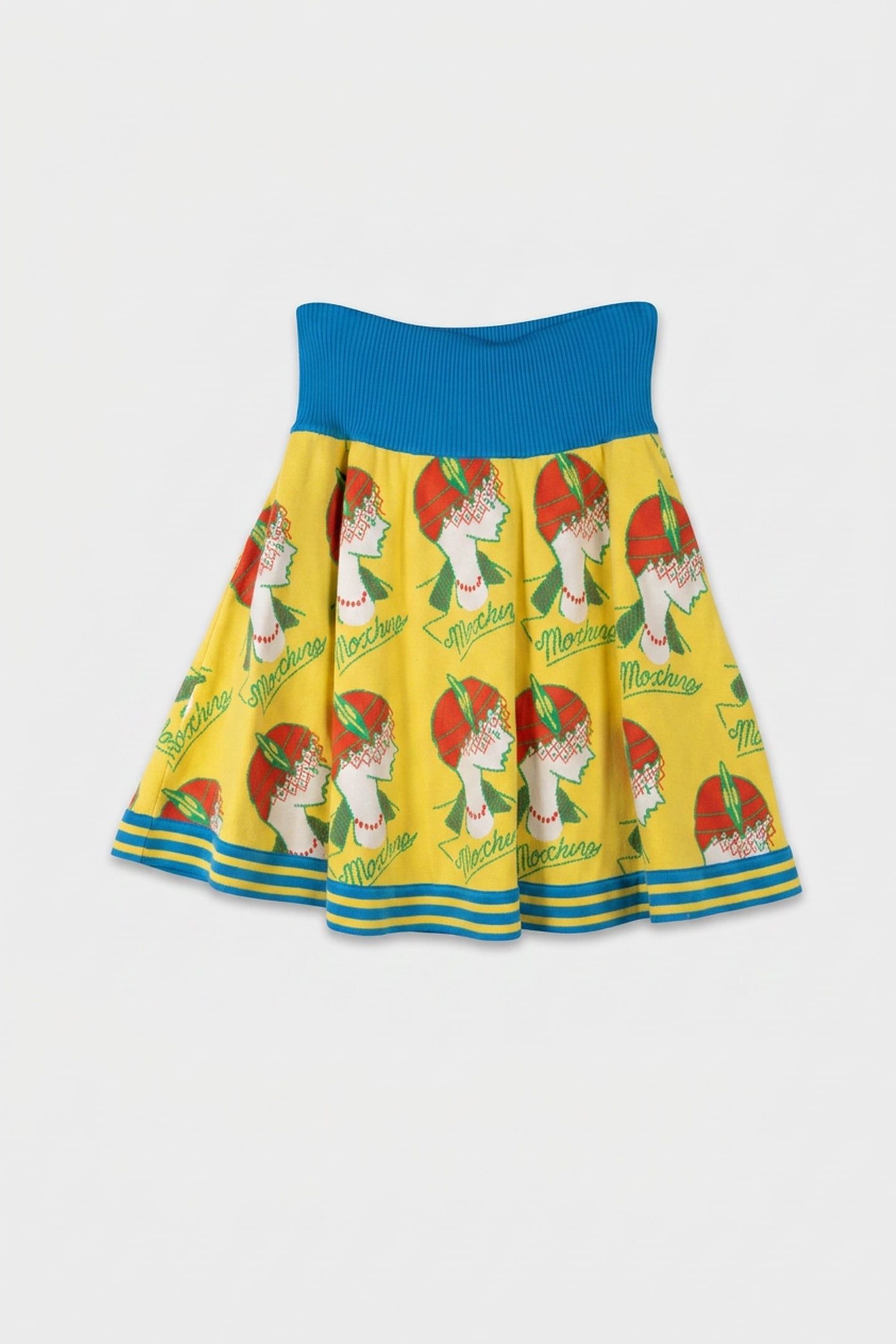 KNITTED SKIRT YELLOW 3