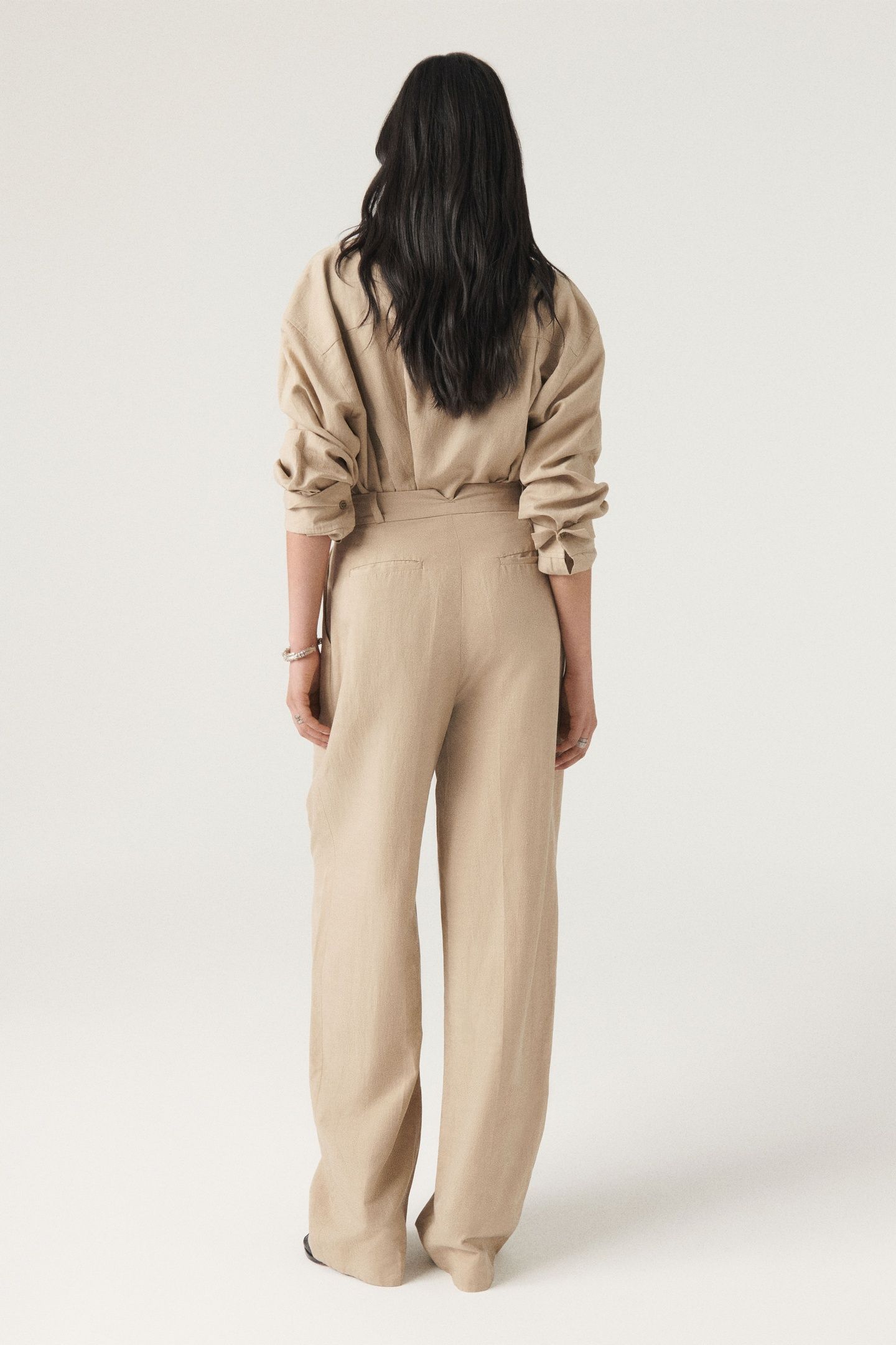 WIDE TROUSERS BEIGE 2