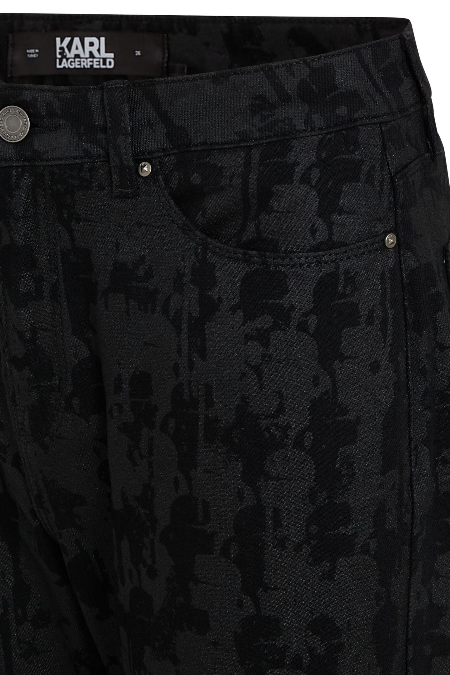 AOP KAMEO GF DENIM PANTS BLACK DENIM 6