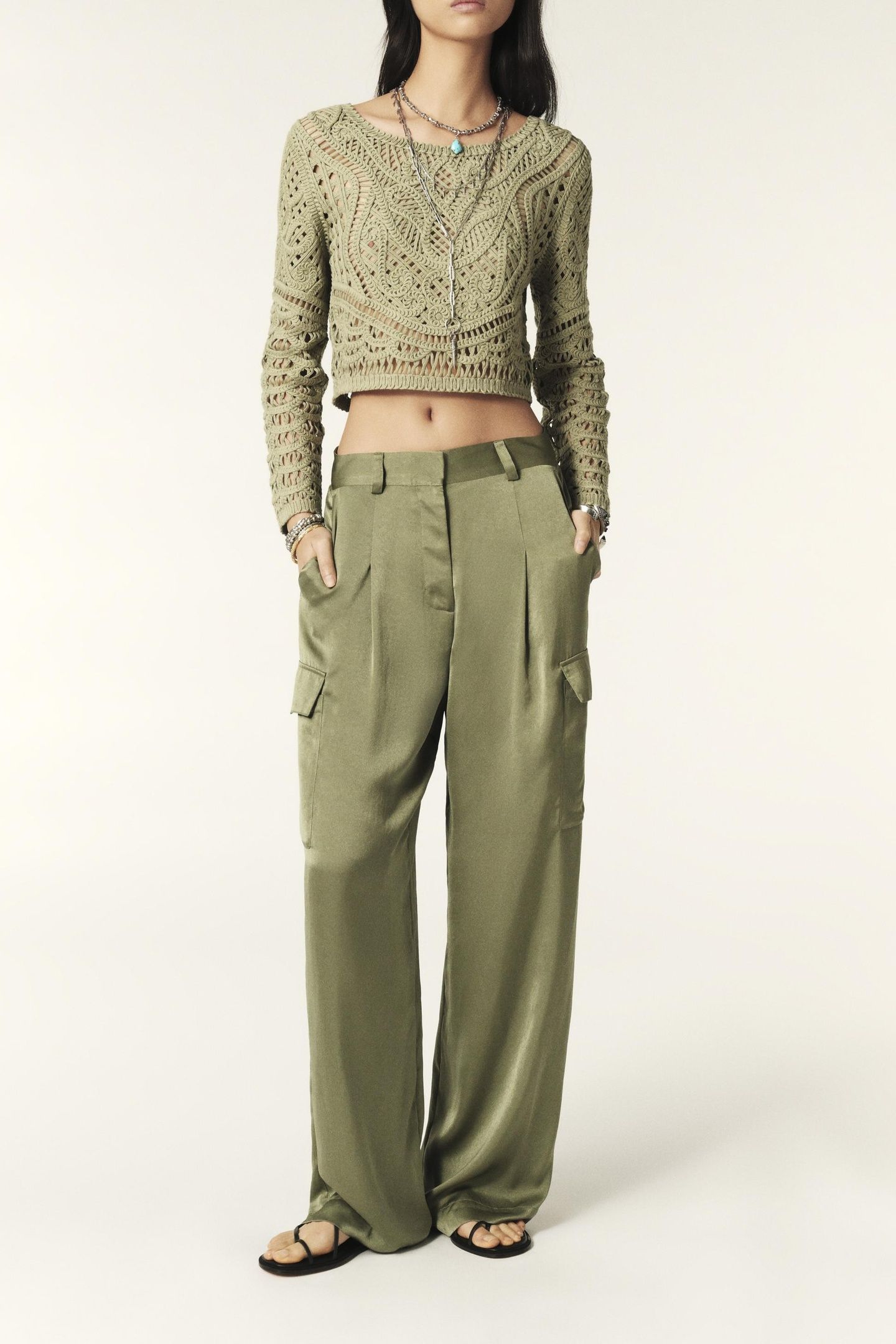 STRAIGHT TROUSERS KAKI 1