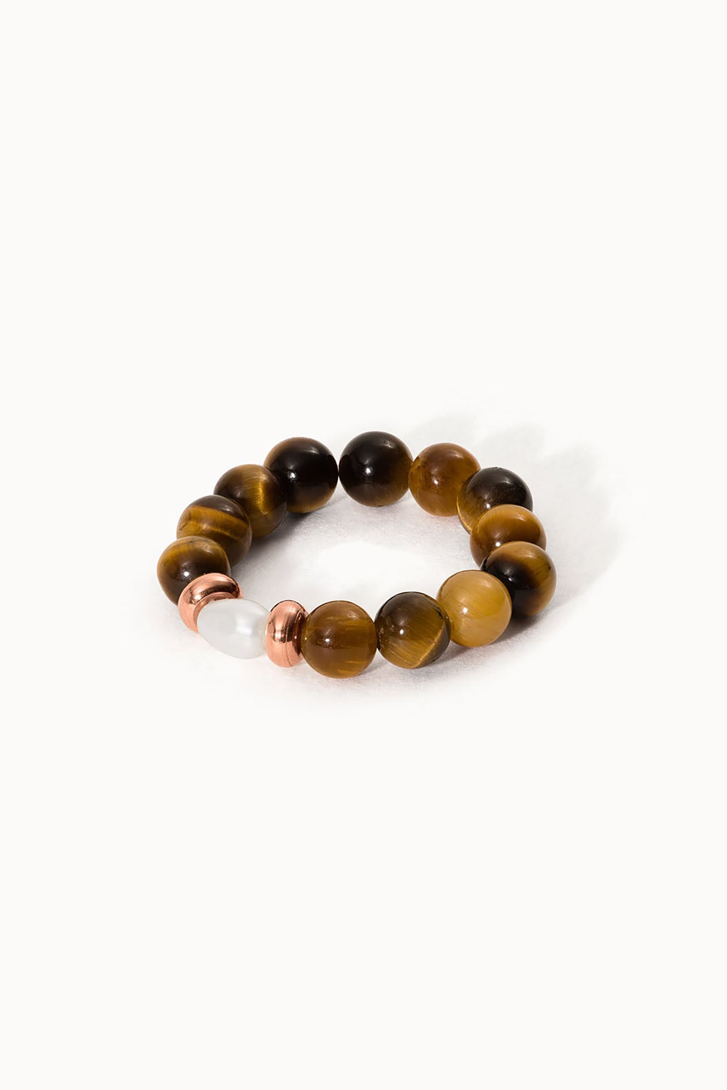 ANXIETY TIGER‘S EYE PEARL RING MIT PERLE ROSEGOLD 1