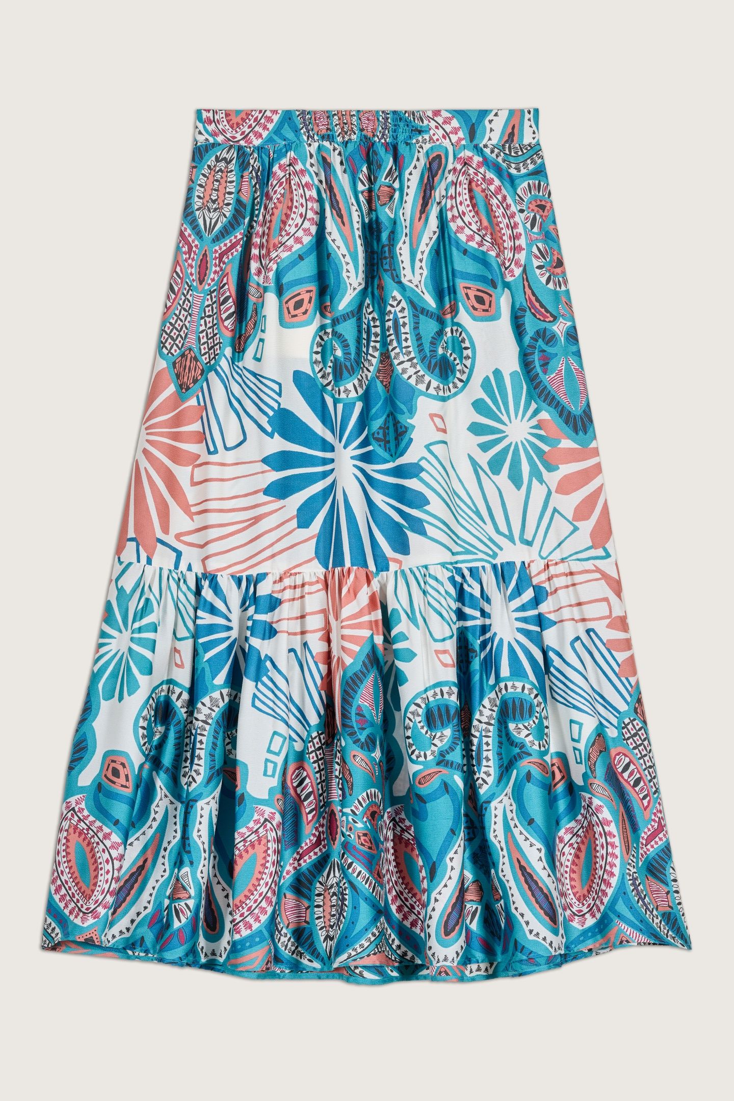 MID-LENGTH SKIRT TURQUOISE 4