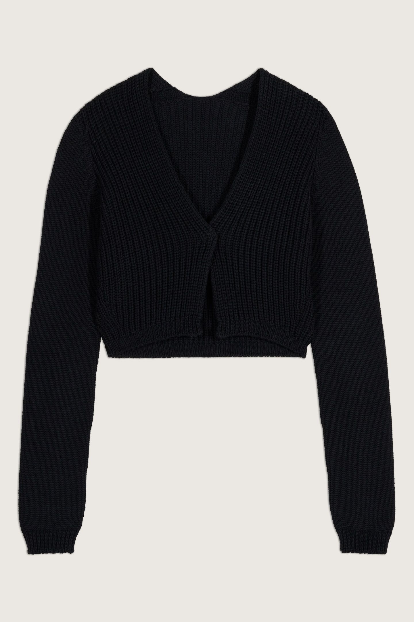 SHORT CARDIGAN BLACK 2