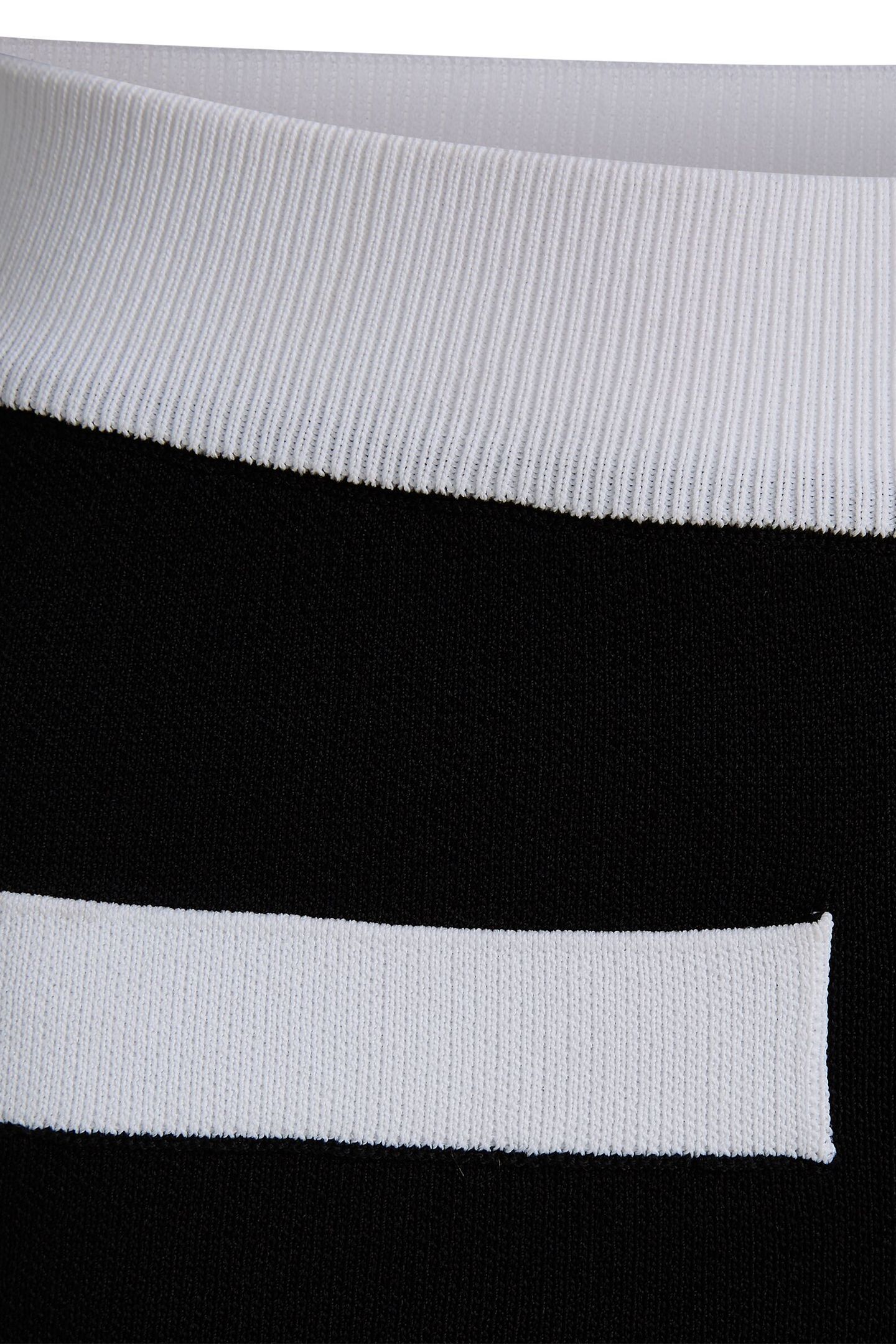 CLASSIC KNIT PANTS BLACK/WHITE 7
