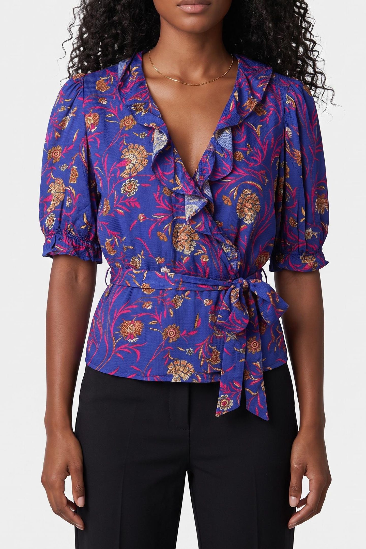 SHORT SLEEVES TOP BLUE 1