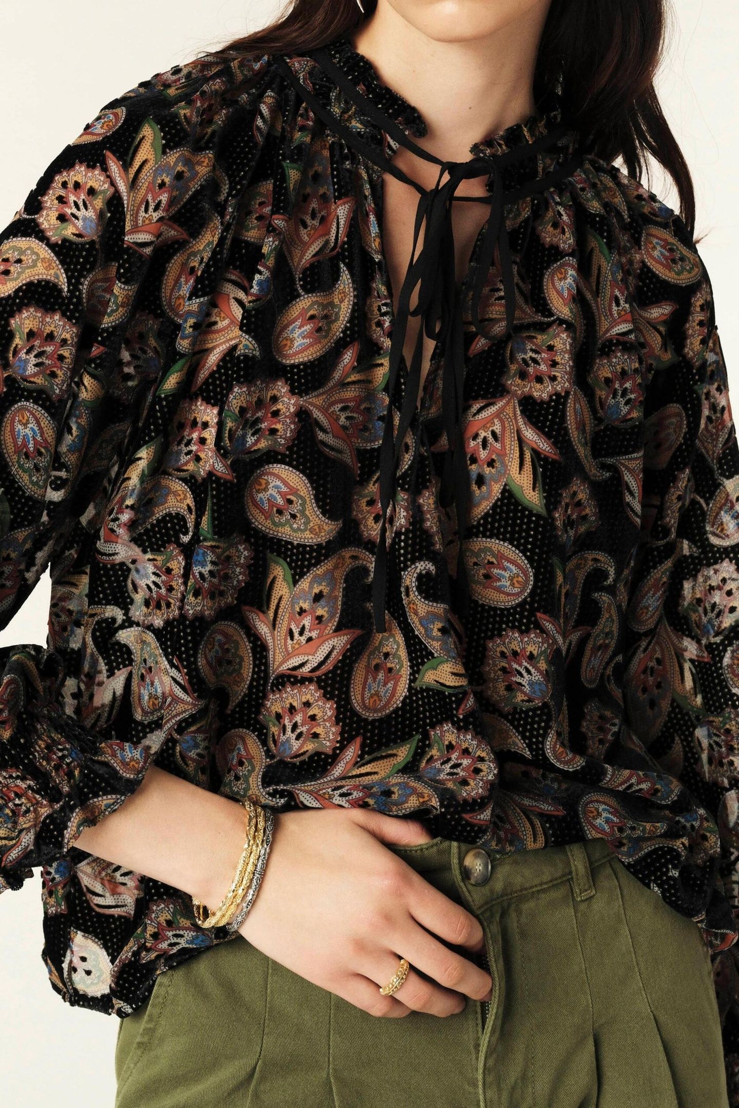 LONG SLEEVES BLOUSE BLACK 3