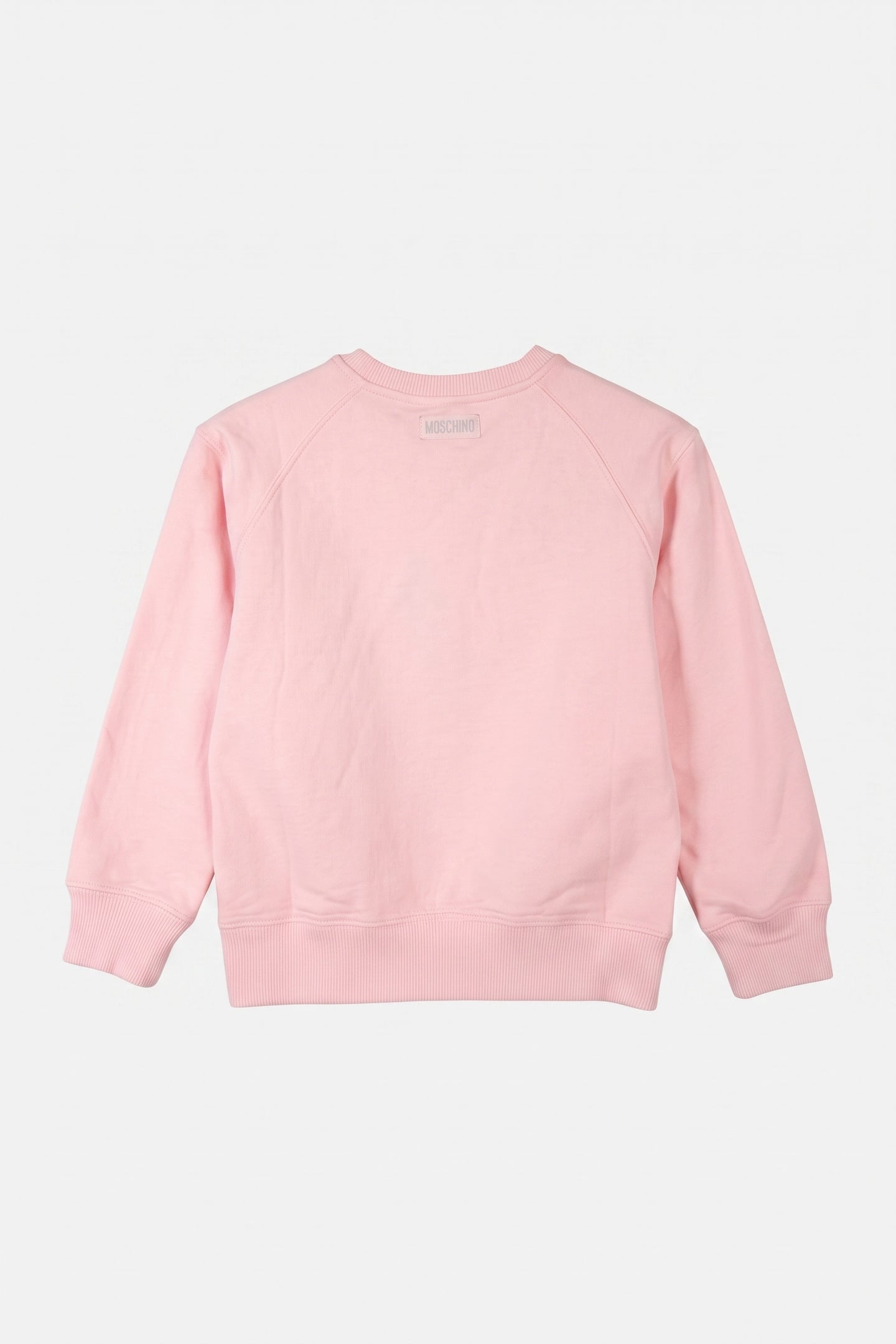 UNISEX MOSCHINO TEDDY BEAR COTTON SWEATSHIRT PINK 3