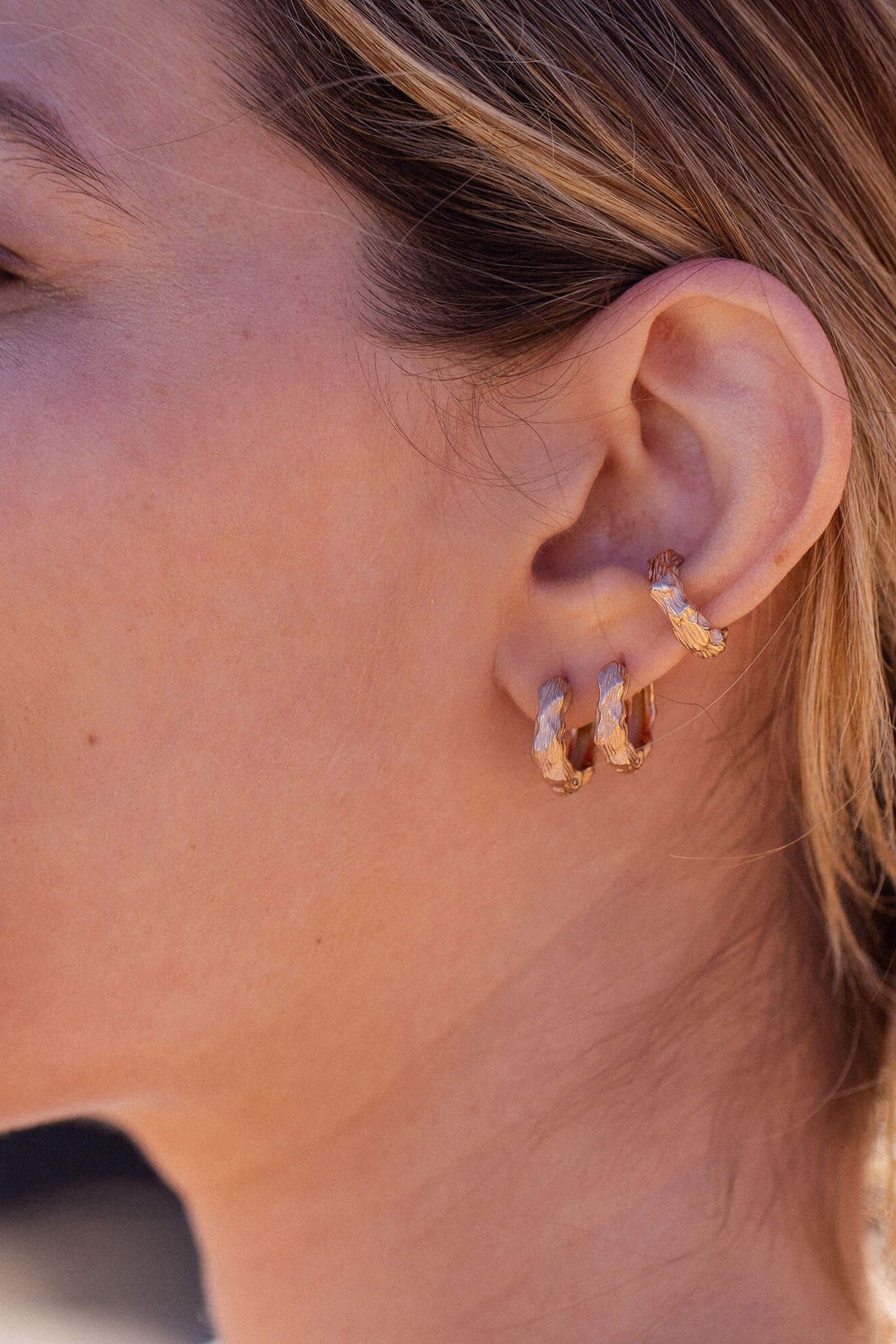 BRUSHED EARCUFF ROSEGOLD 2