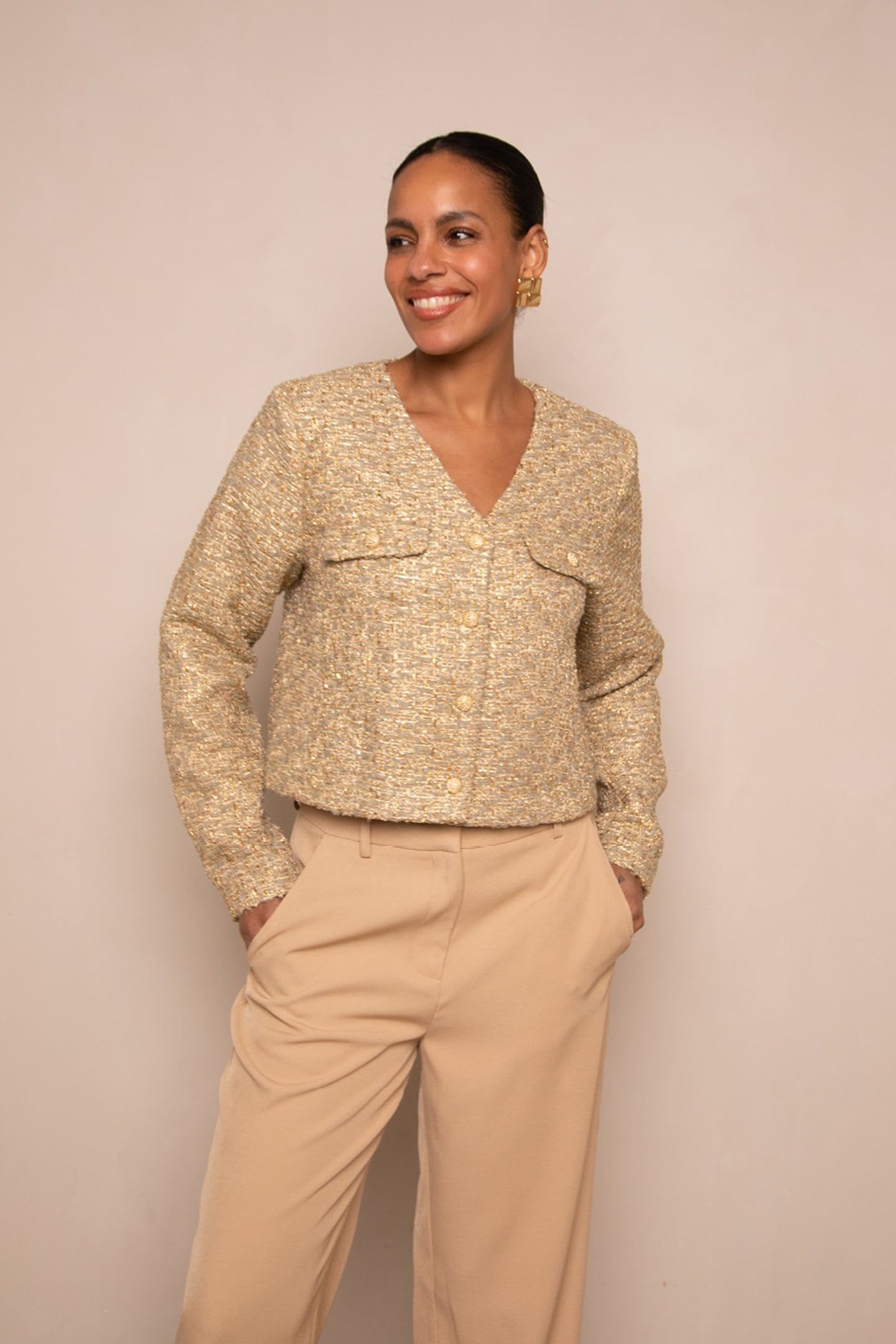 LARISSA JACKET RICH GOLD 1