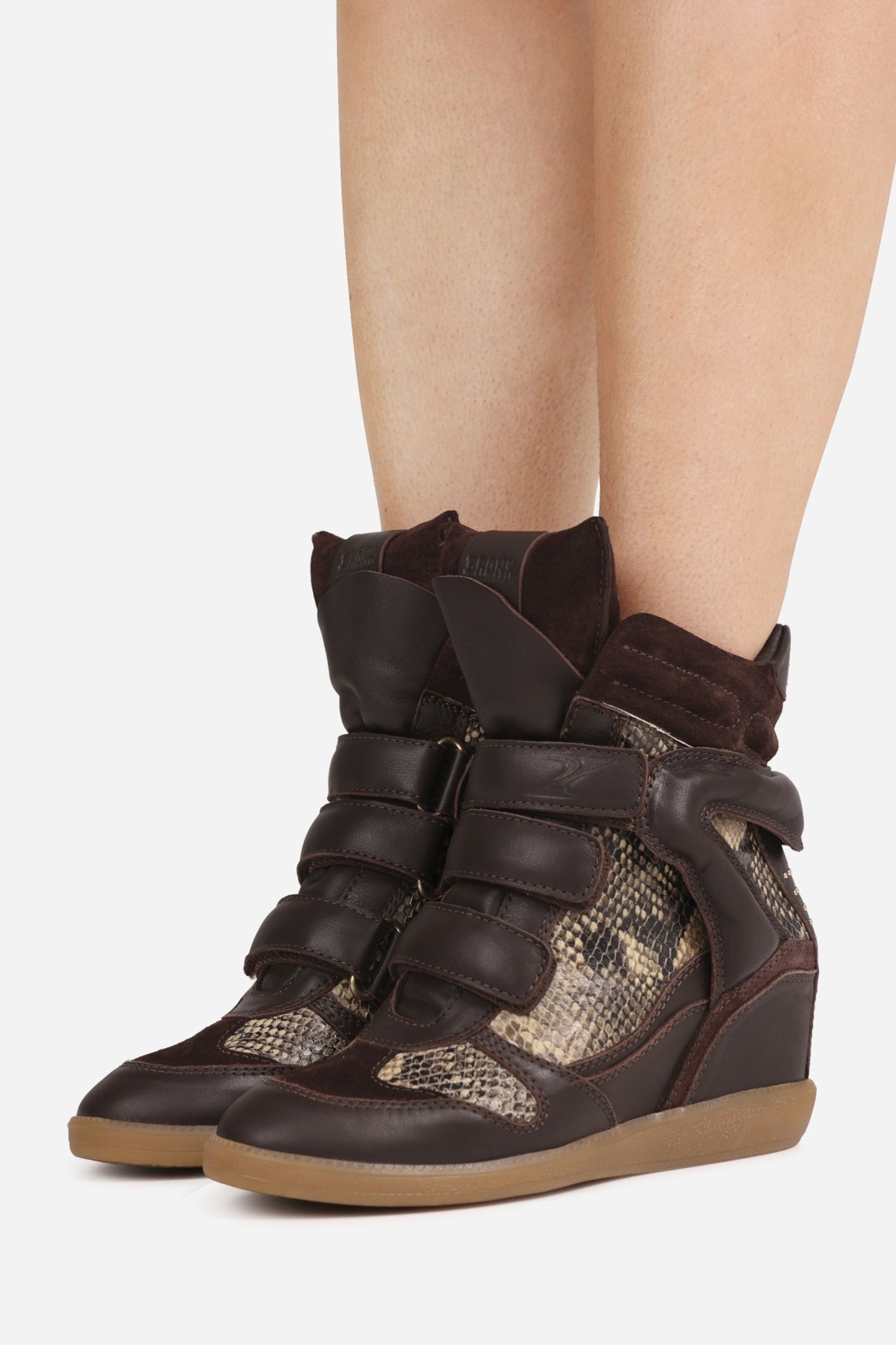 JAE-YY SNEAKER DARK BROWN/STONE OLIVE 3