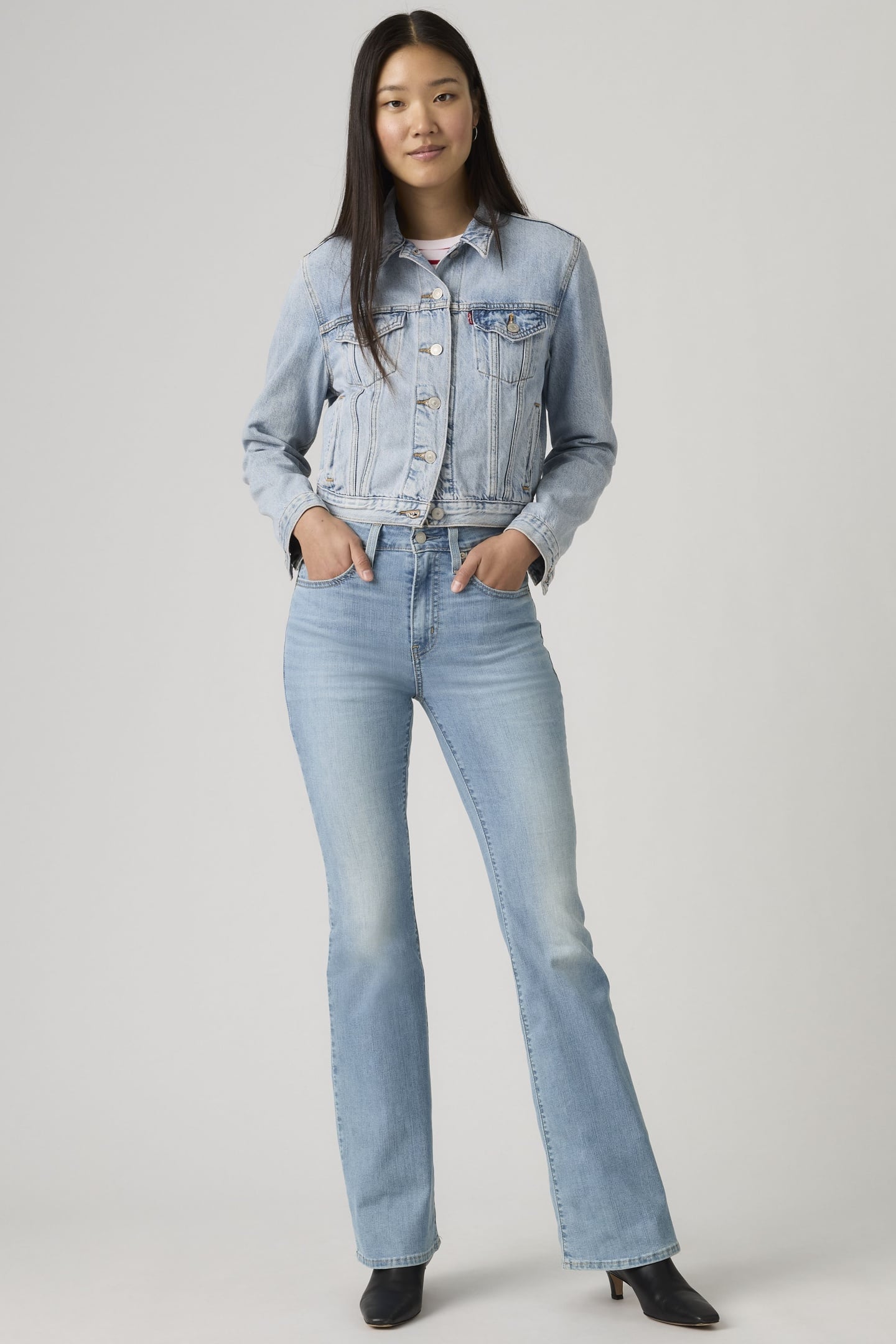 726™ HIGH RISE FLARE LIGHTWEIGHT JEANS 6
