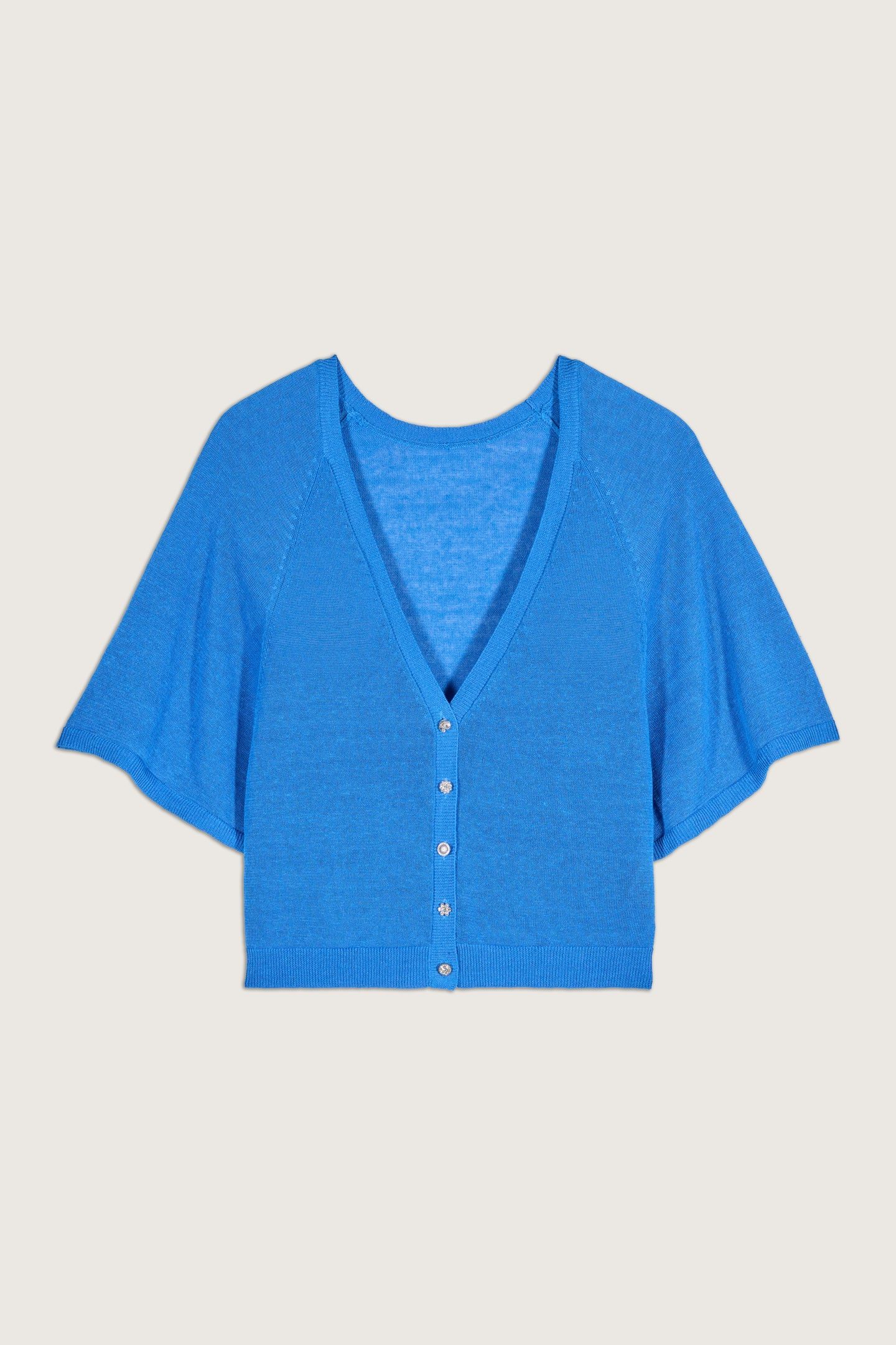 SHORT CARDIGAN BLUE 4