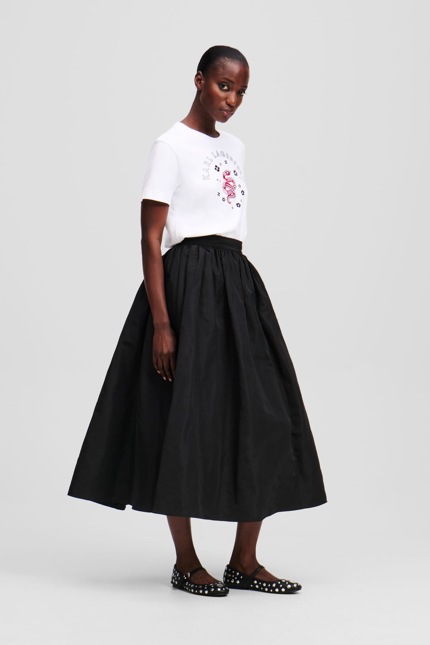 VOLUMINOUS SKIRT BLACK 1