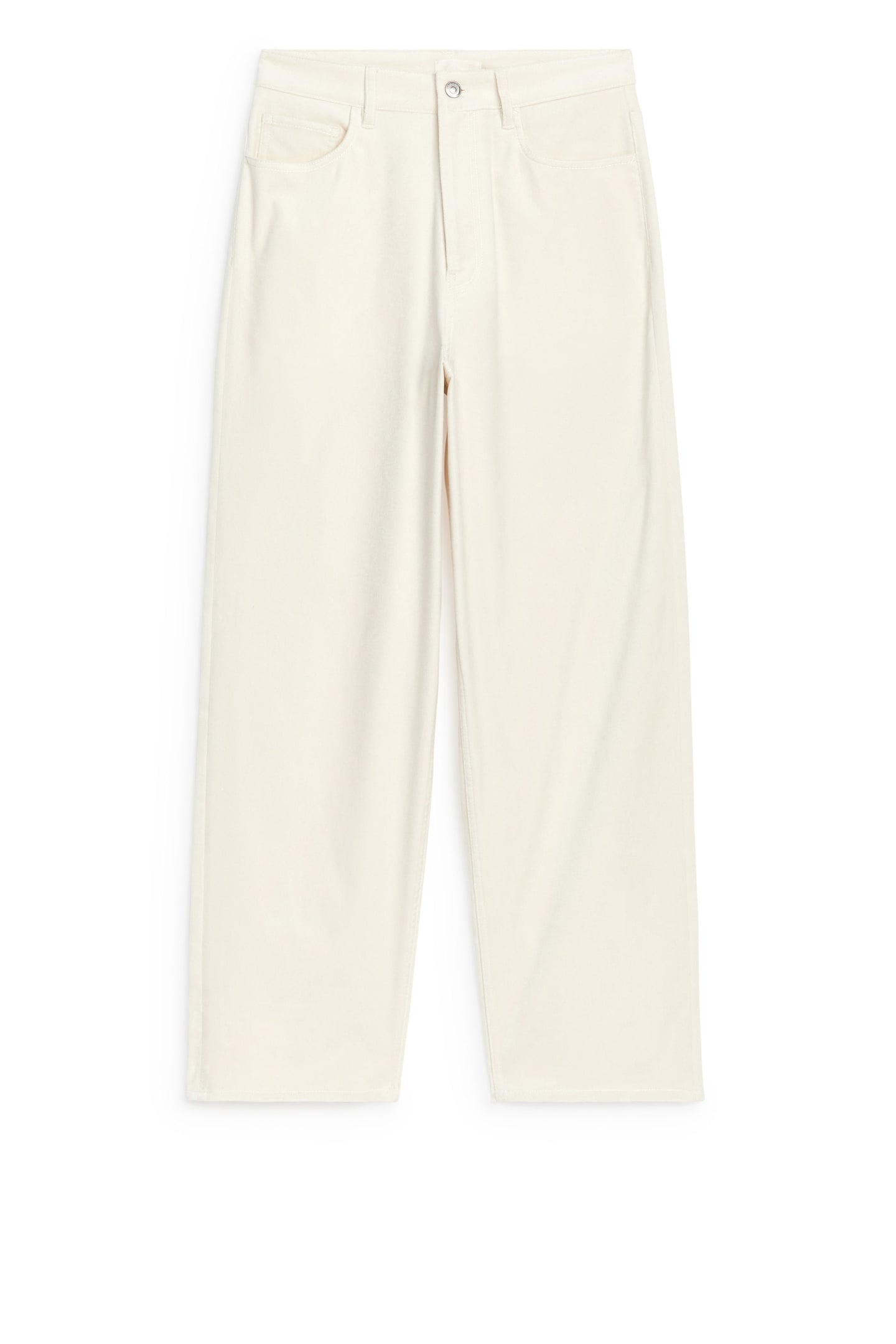 AMBER COTTON VELVET TROUSERS BEIGE 3