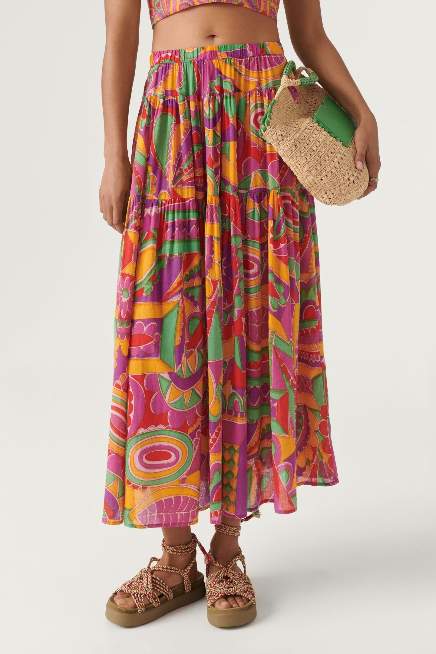 LONG SKIRT FUSCHIA 7