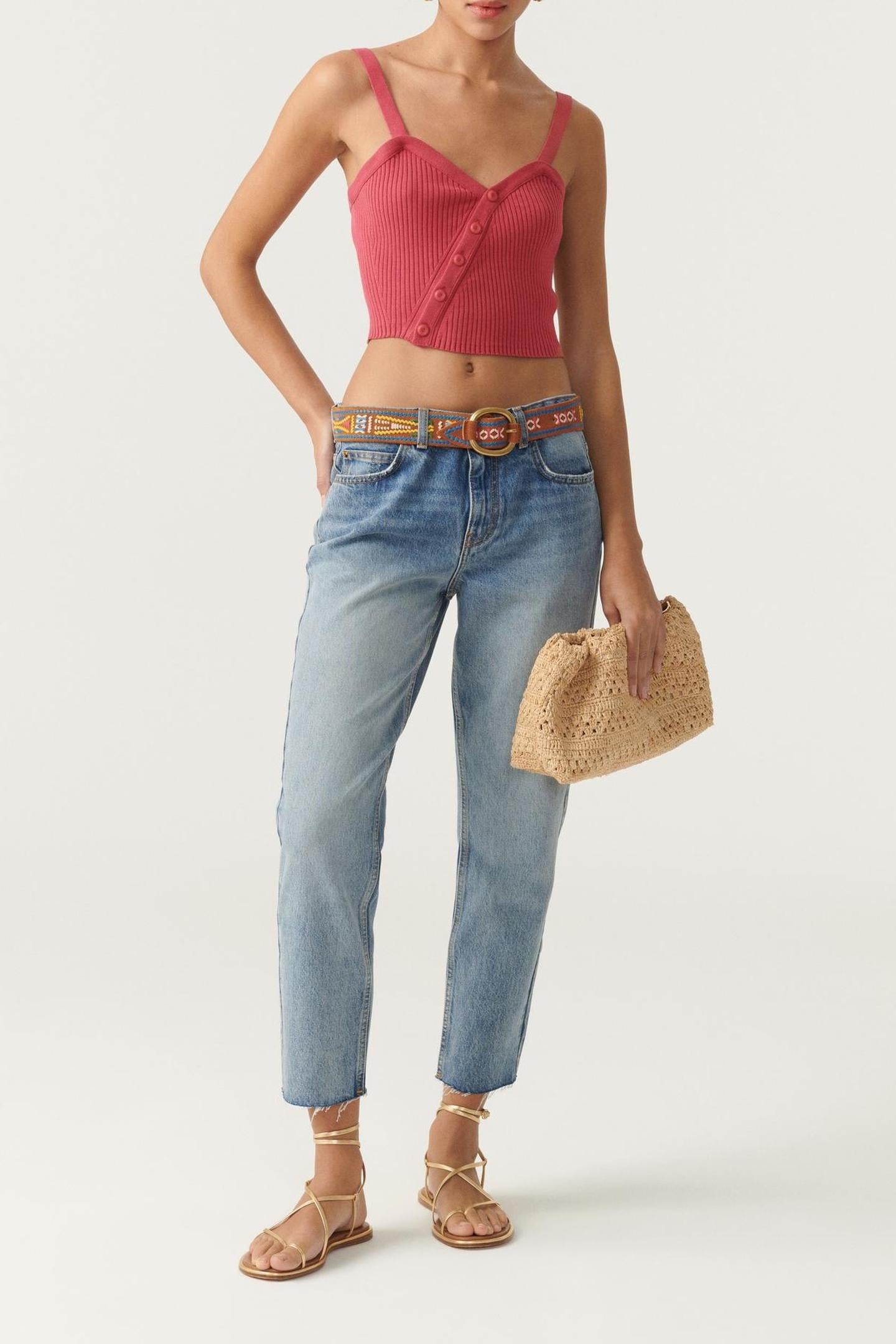 SLEEVELESS KNIT ROSE 5