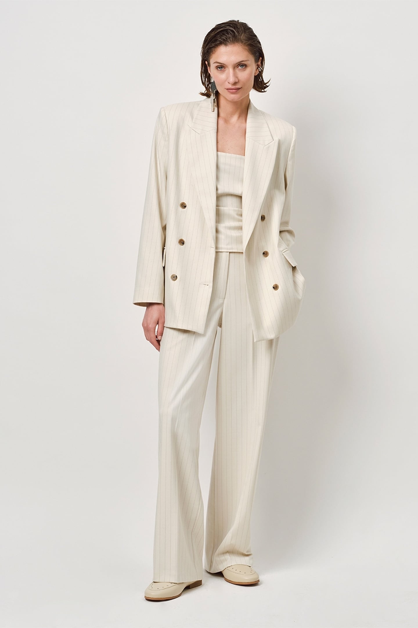 DANTE6-BOURNEVILLE BLAZER ECRU 2