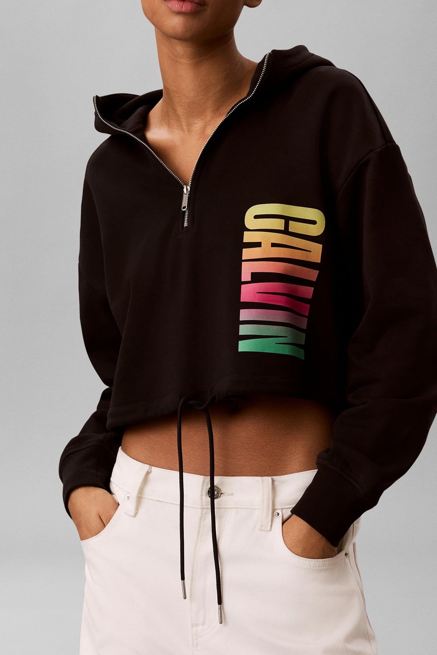 LS TERRY CROPPED TIE BLACK 1