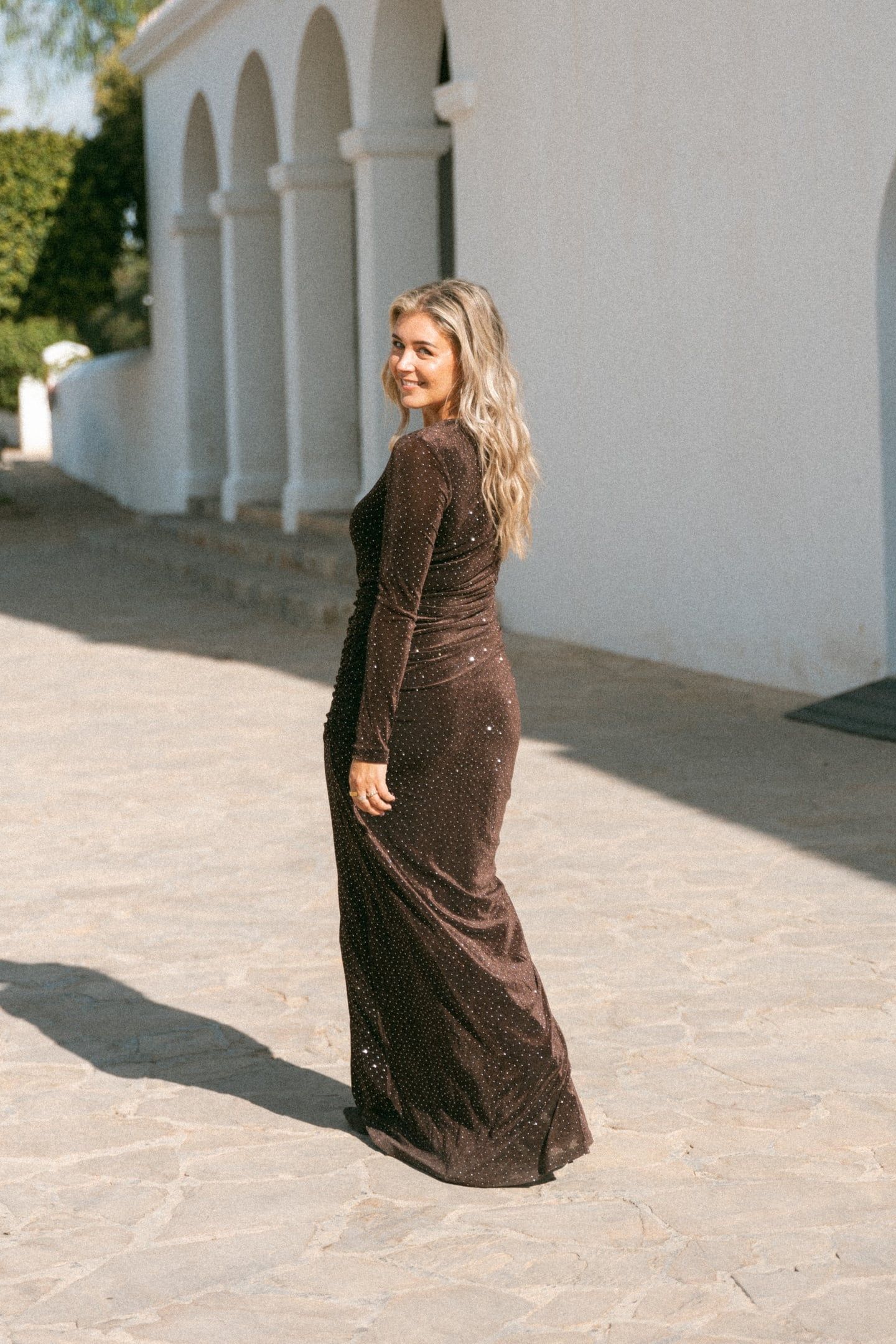 FIESTA DRESS DARK BROWN 2
