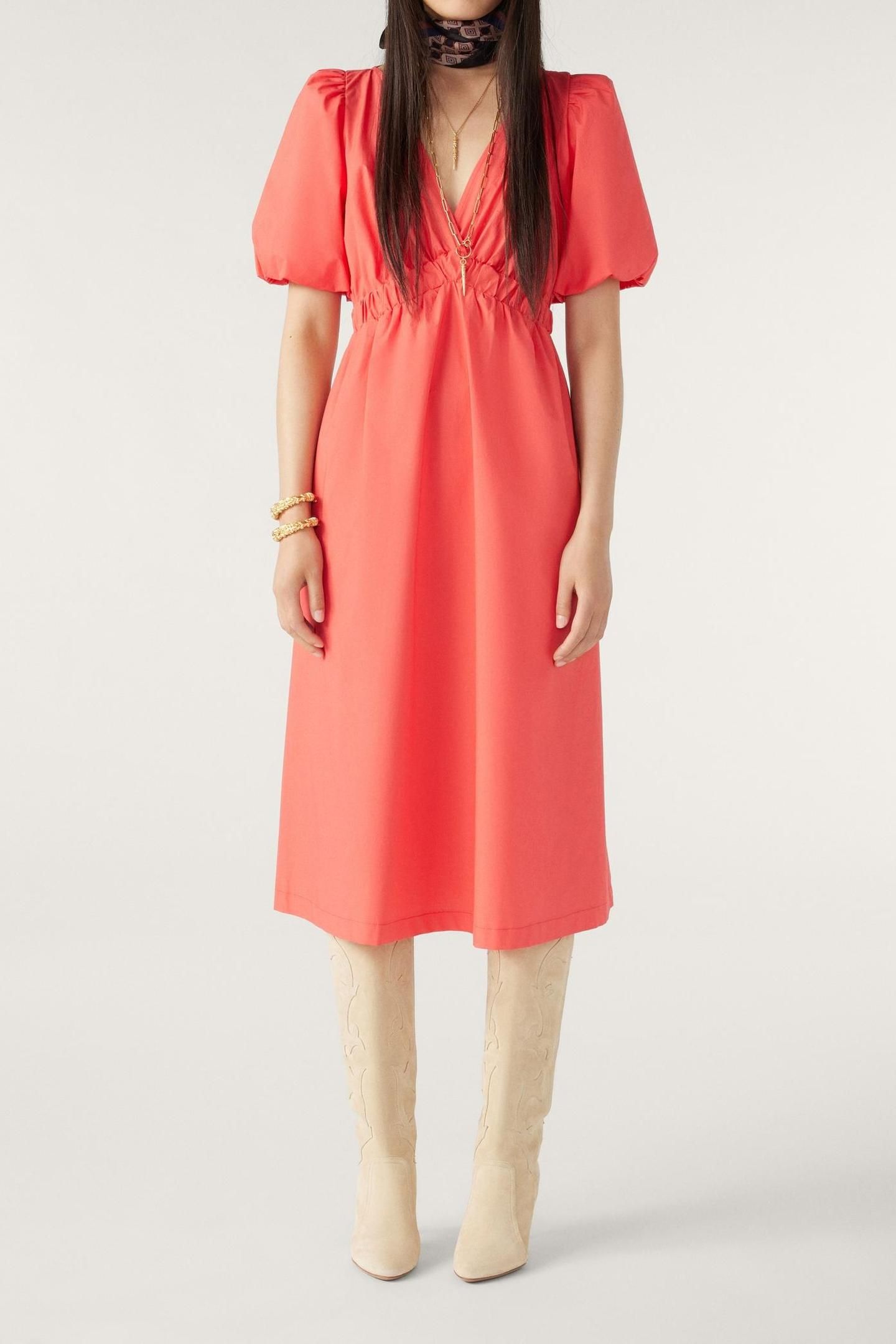 MID-LENGTH DRESS CORAIL 1