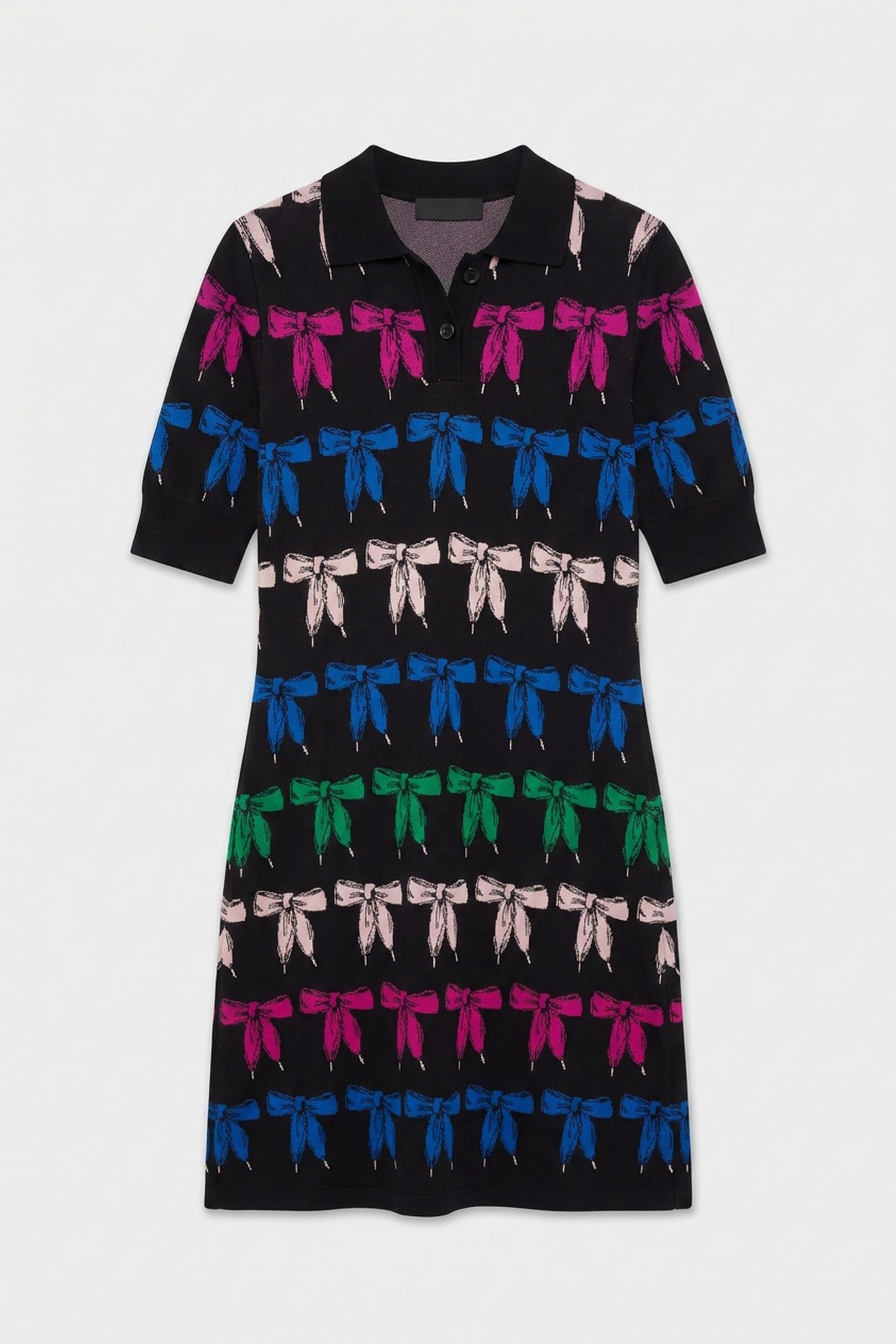 KNIT DRESS BLACK 3