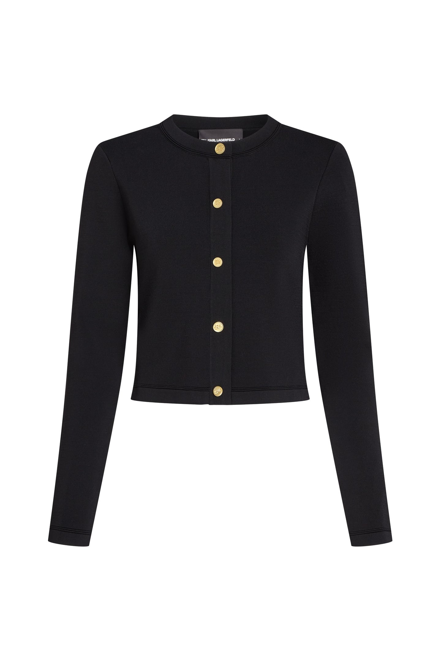 BUTTON CARDIGAN BLACK 4