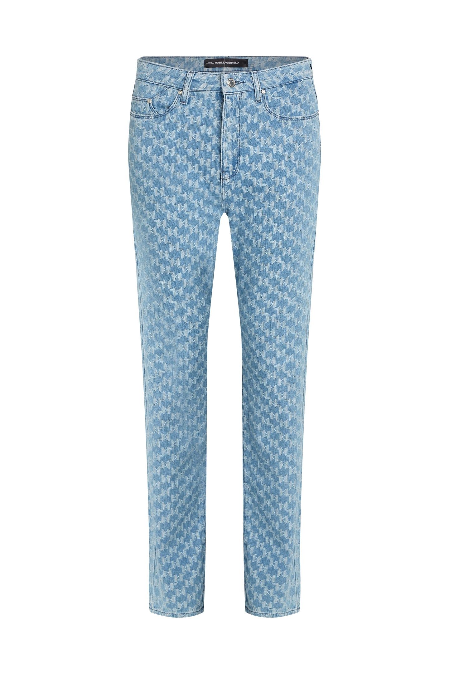 KL JACQUARD DENIM PANTS MONOGRAM DENIM 3