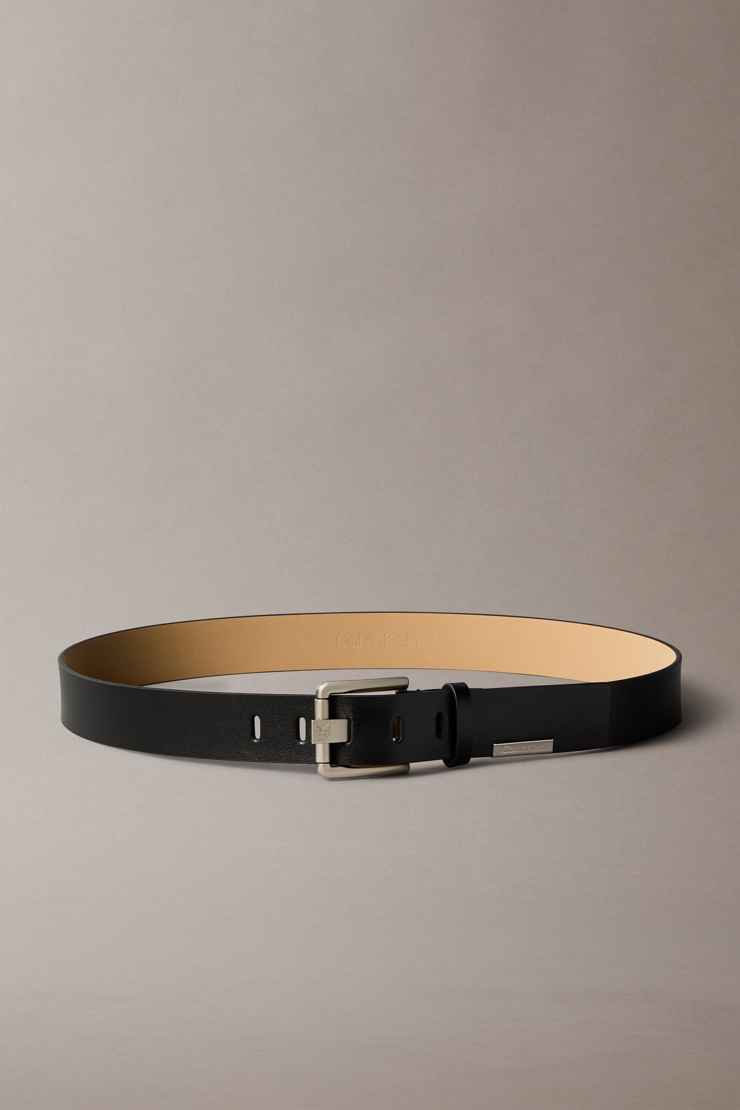 CK PRONG BUCKLE 35MM BELT BLACK 3