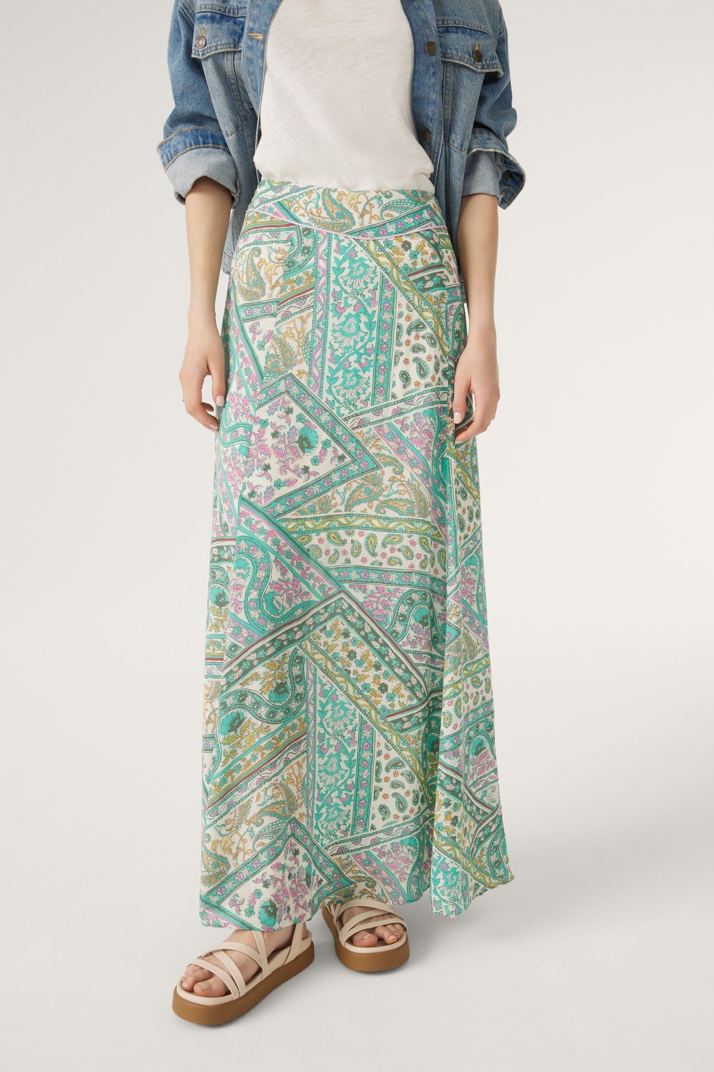 LONG SKIRT VERT 1