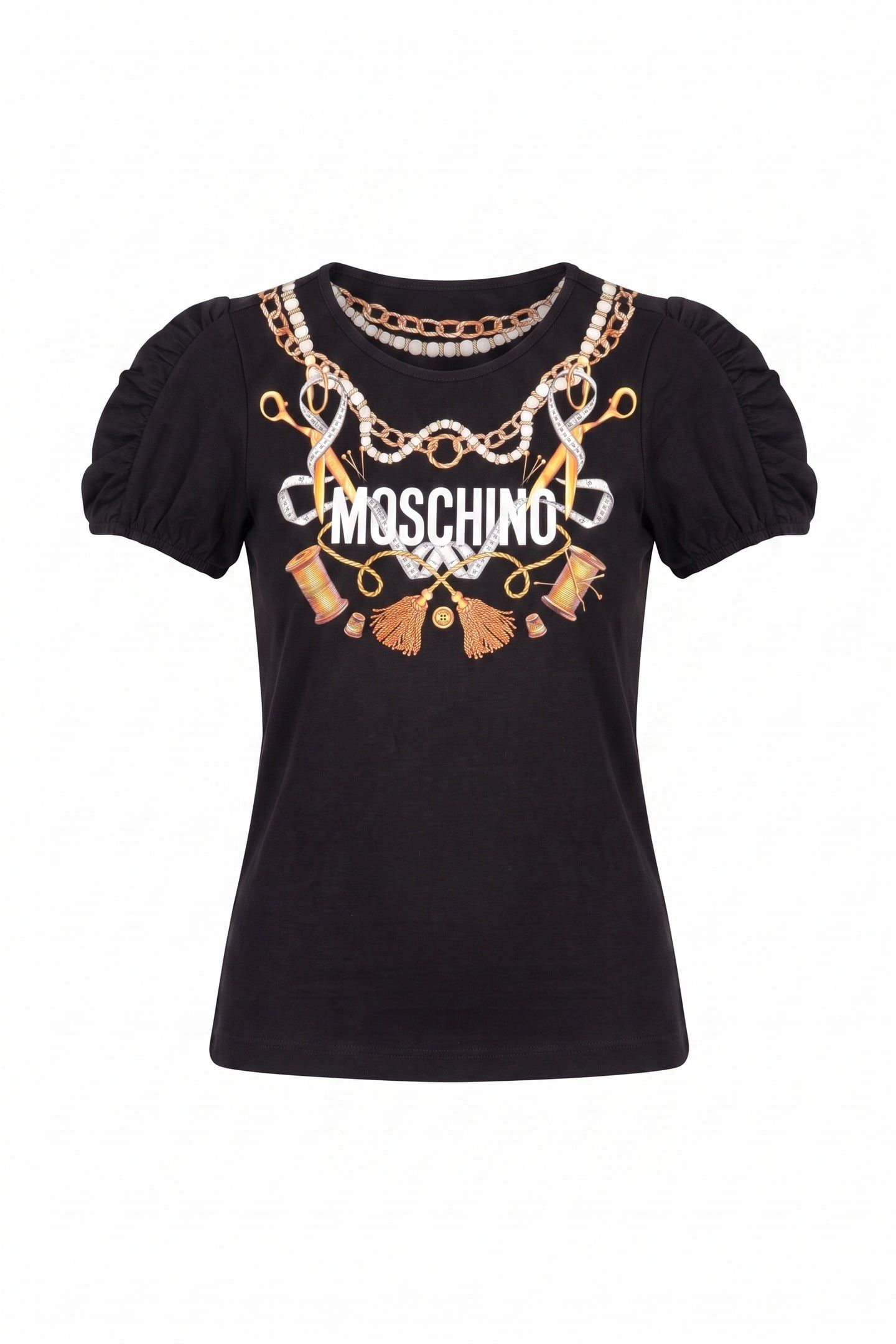 GIRL'S T-SHIRT IN JERSEY SARTORIAL LOGO BLACK 2