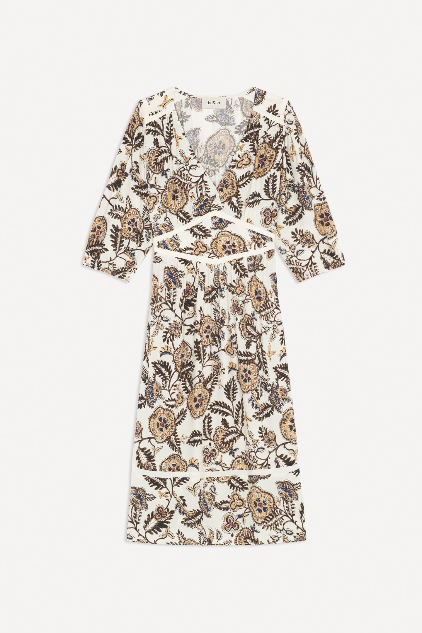 MID-LENGTH DRESS ECRU 3
