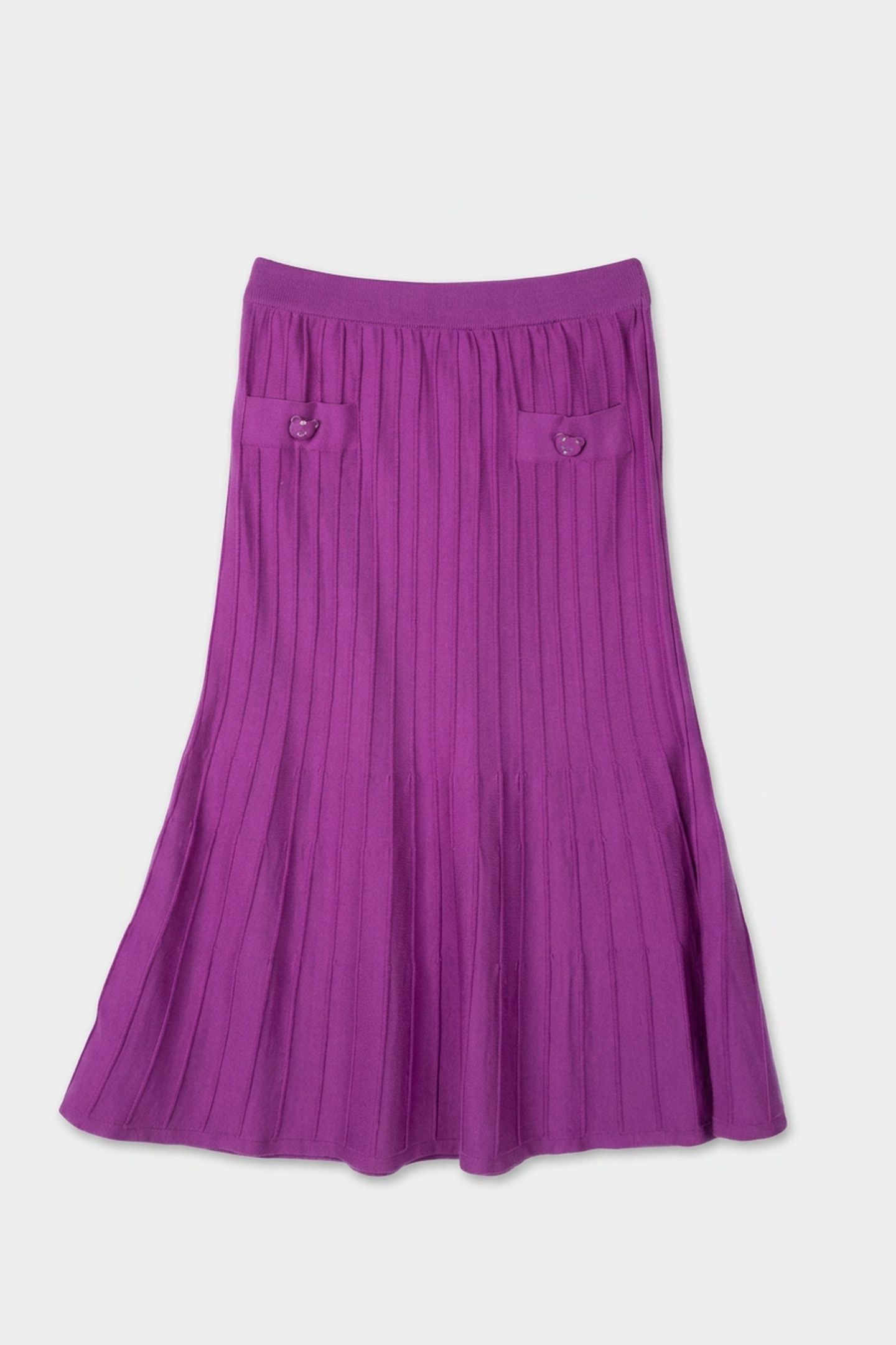 KNITTED SKIRT PURPLE 3