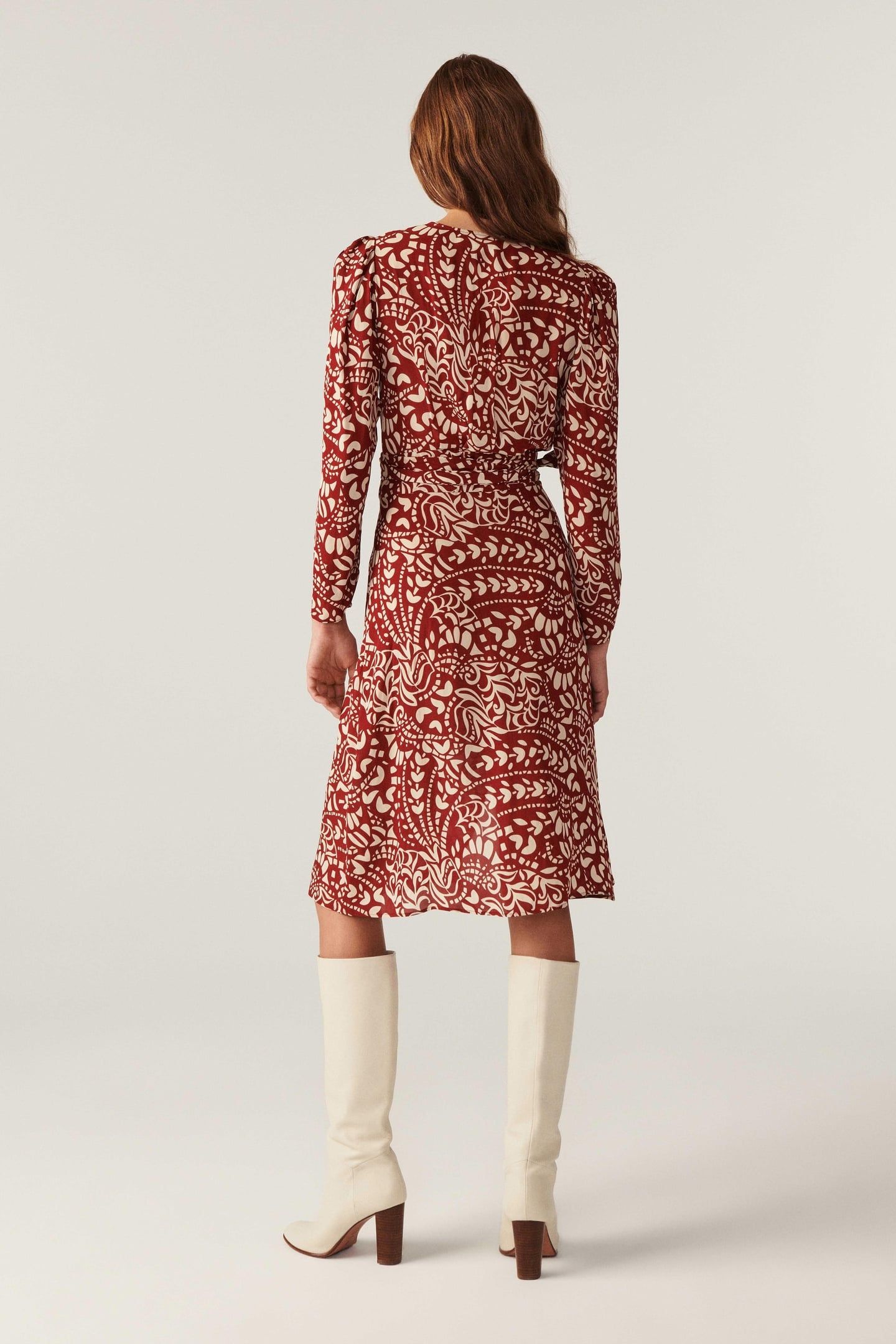 MID-LENGTH DRESS TERRACOTA 2