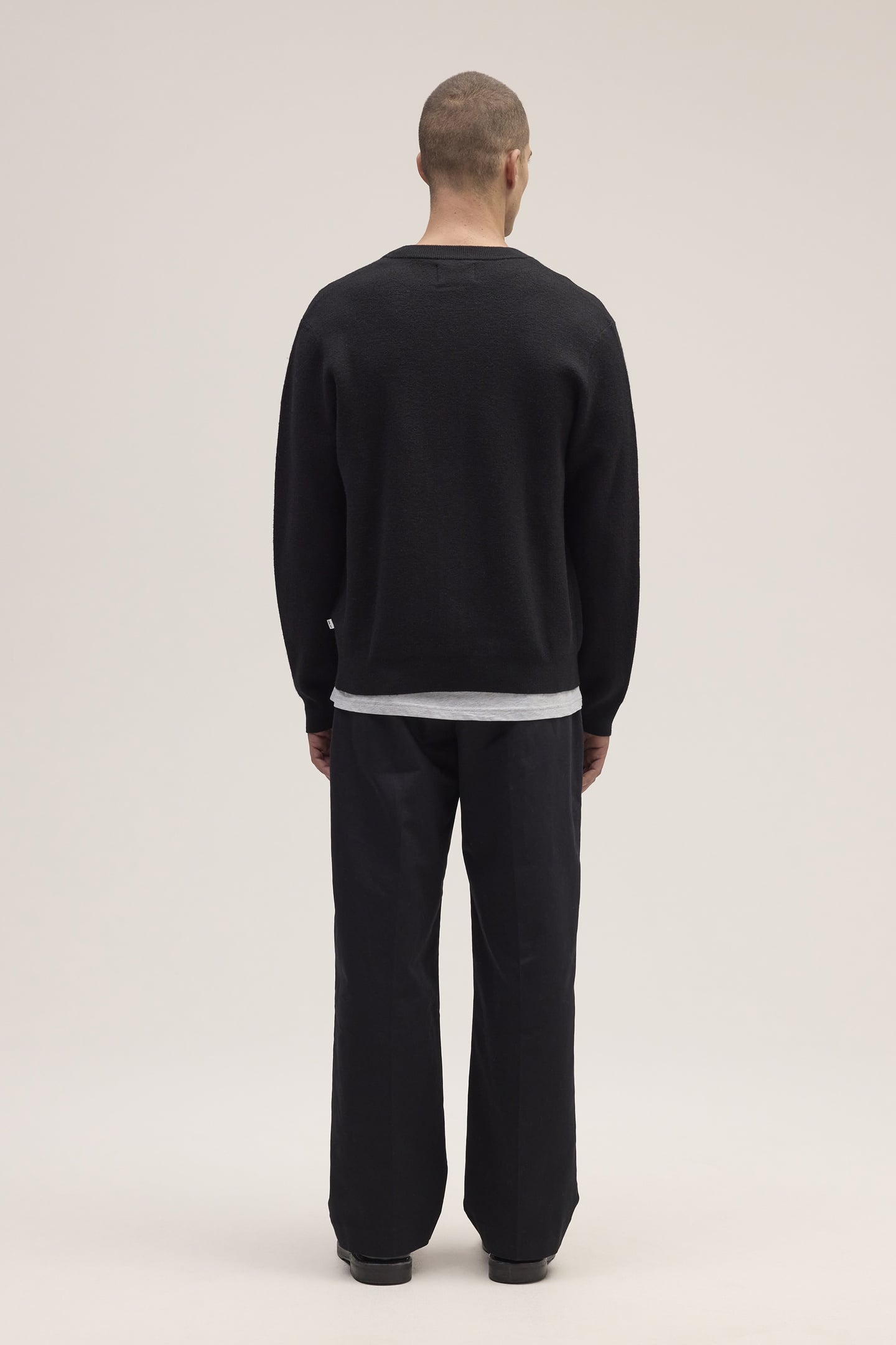 JASPER CREW CARDIGAN 60017 BLACK 2