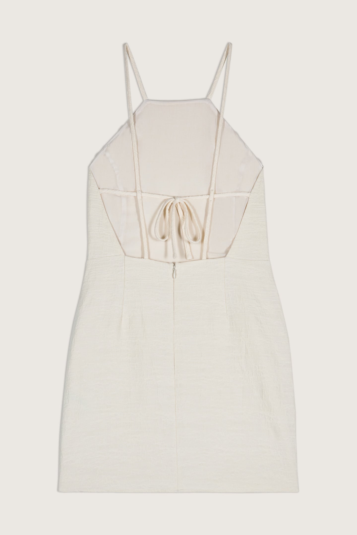 MINI DRESS ECRU 4