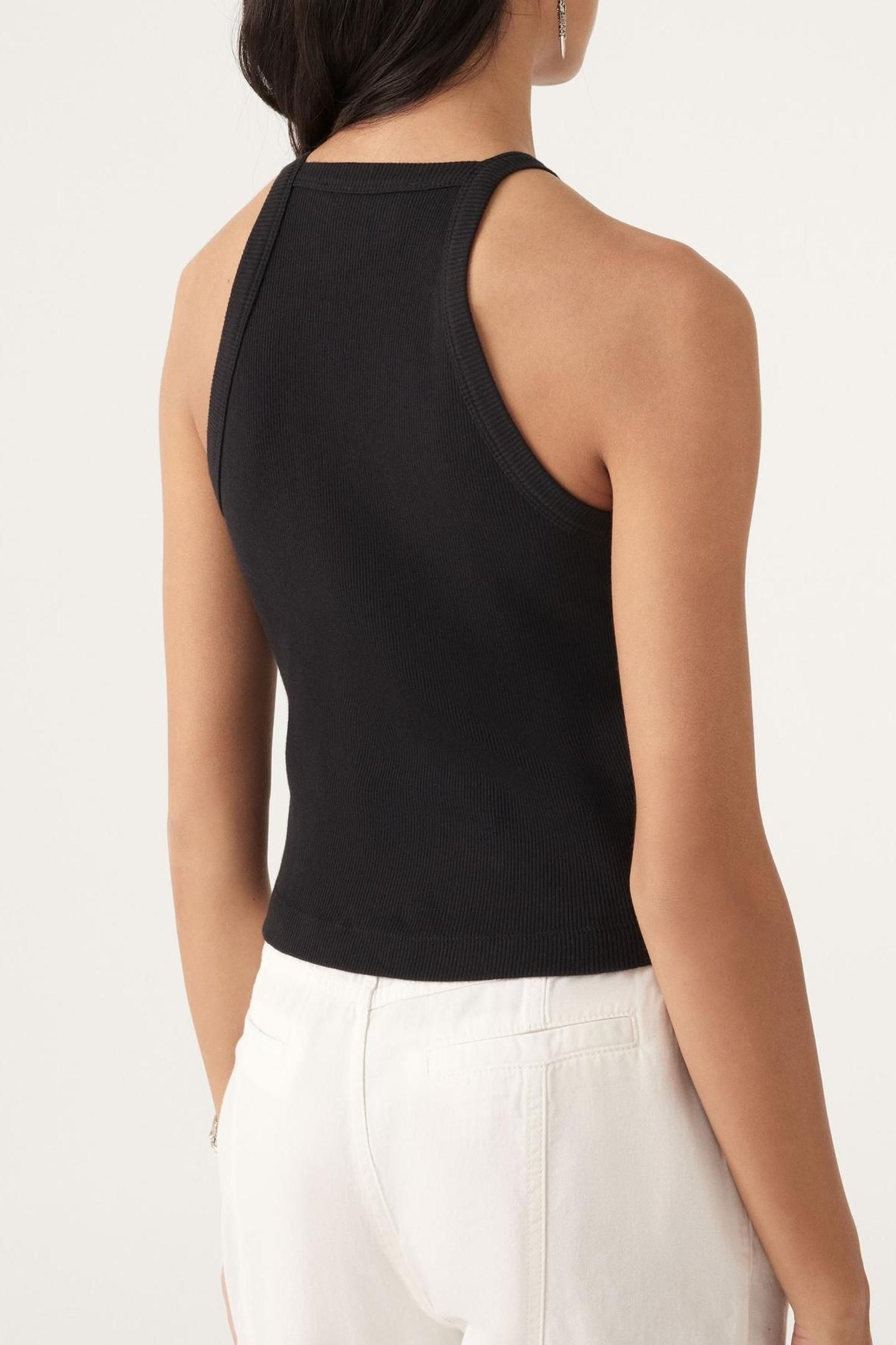 SLEEVELESS TEE BLACK 4