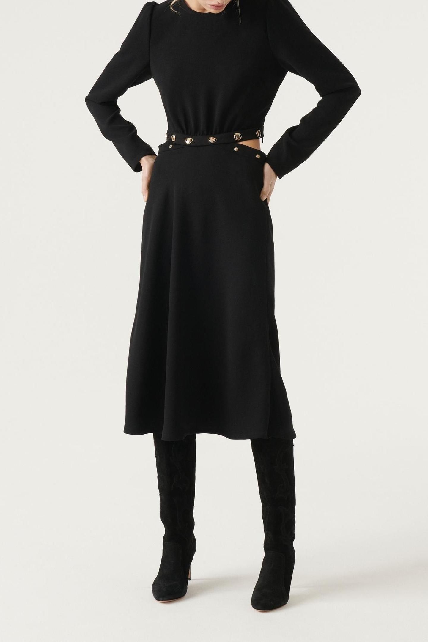 MID-LENGTH DRESS BLACK 3