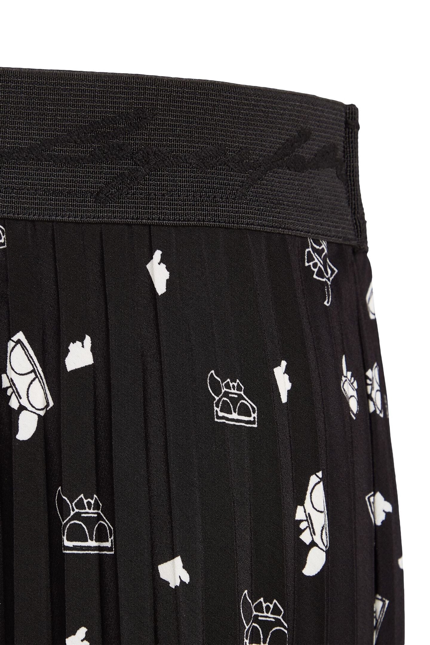 KOCKTAIL KARL PLEATED SKIRT BLACK 3