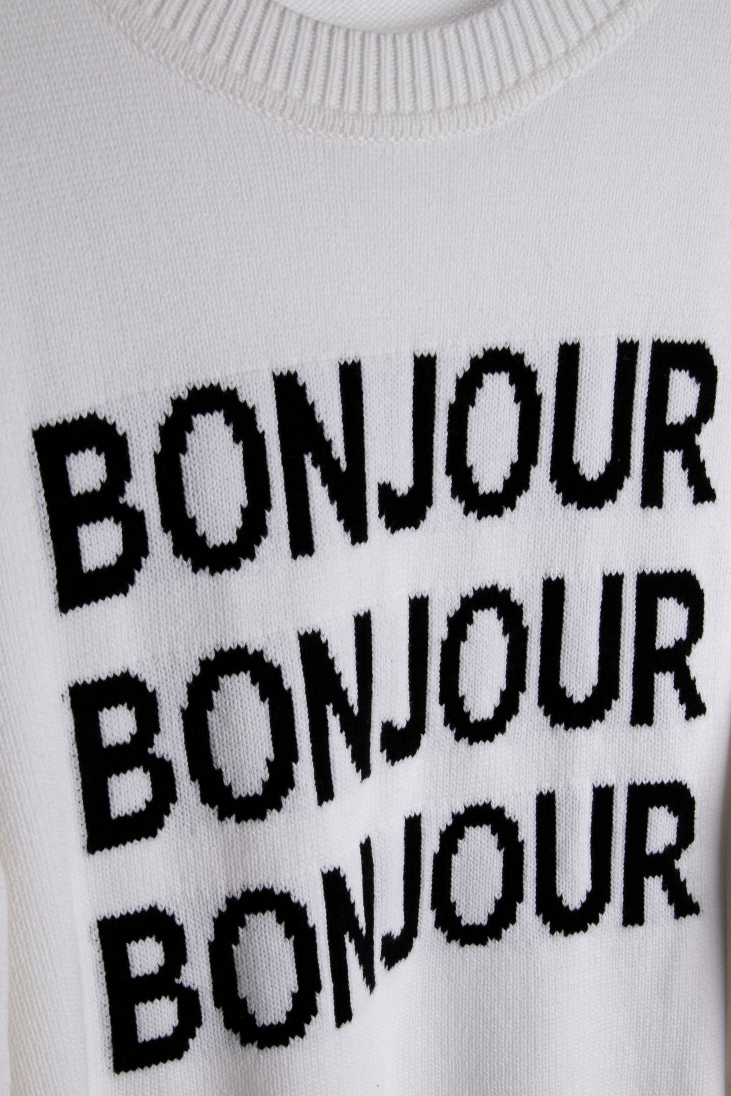 BONJOUR SWEATER WHITE 4