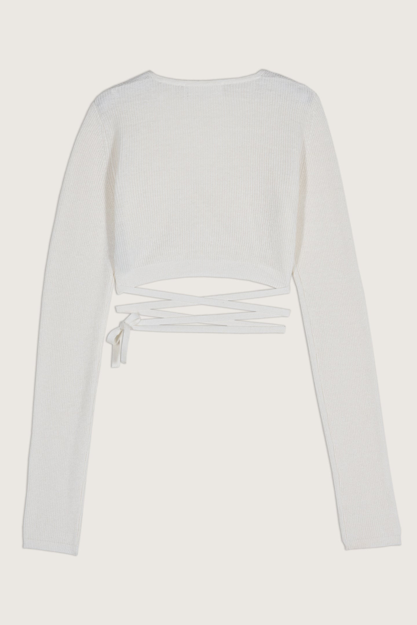 SHORT CARDIGAN ECRU 5