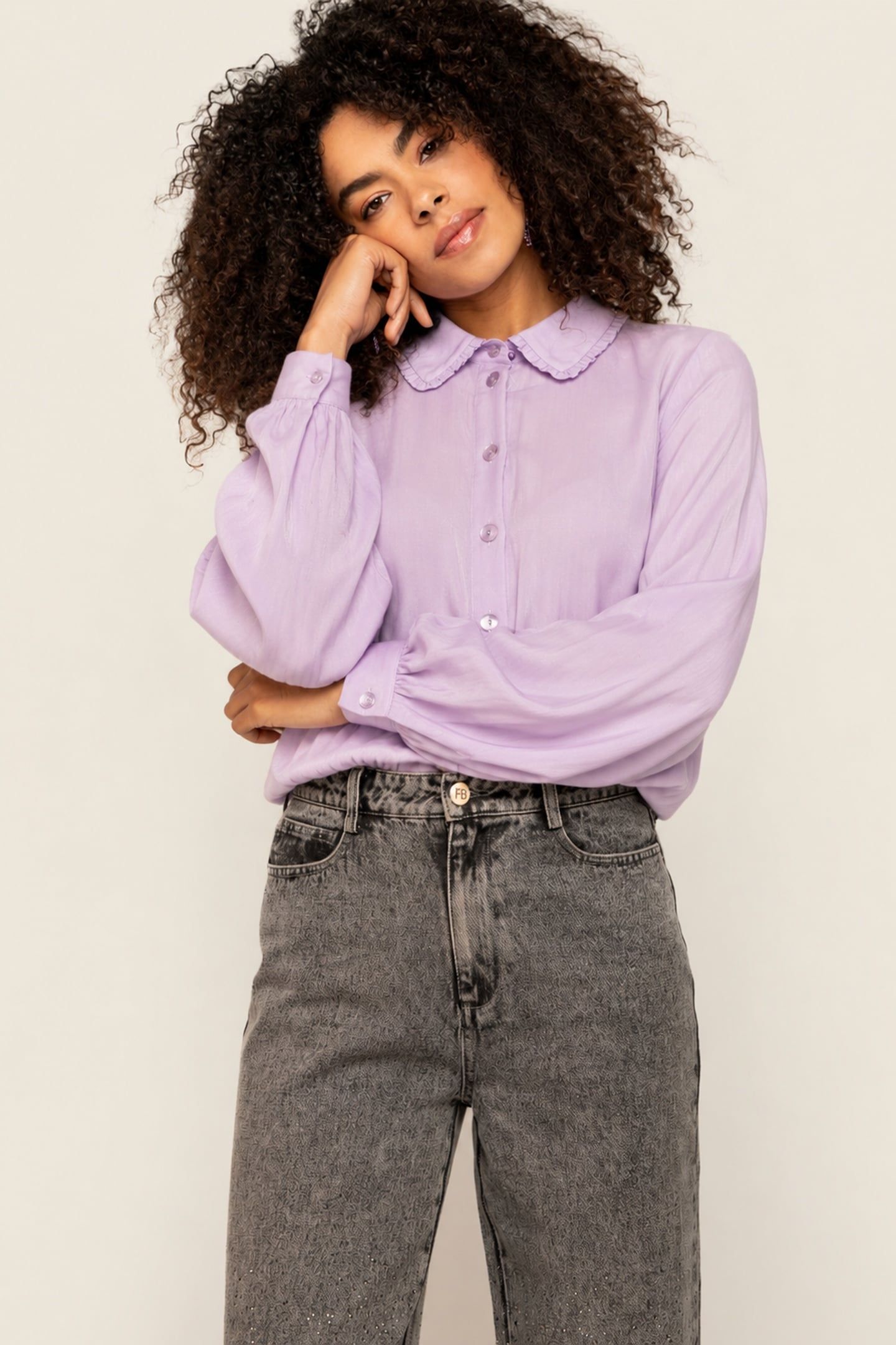 BEX BLOUSE LIGHT PURPLE 2