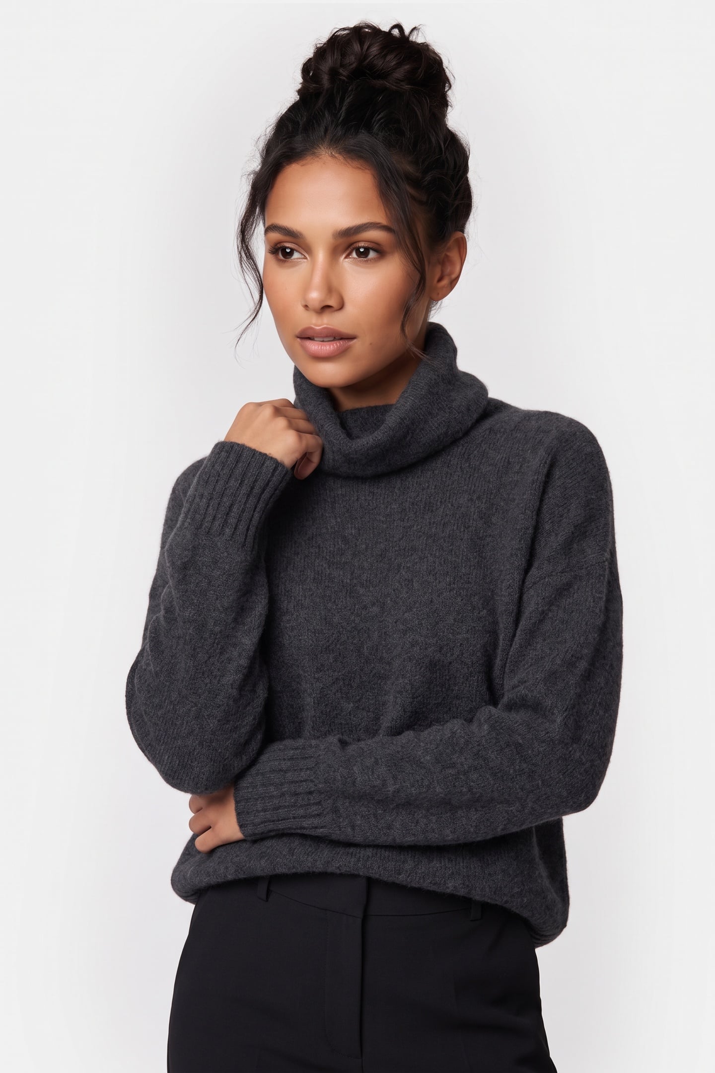 ARUN JUMPER CHARCOAL GREY 1