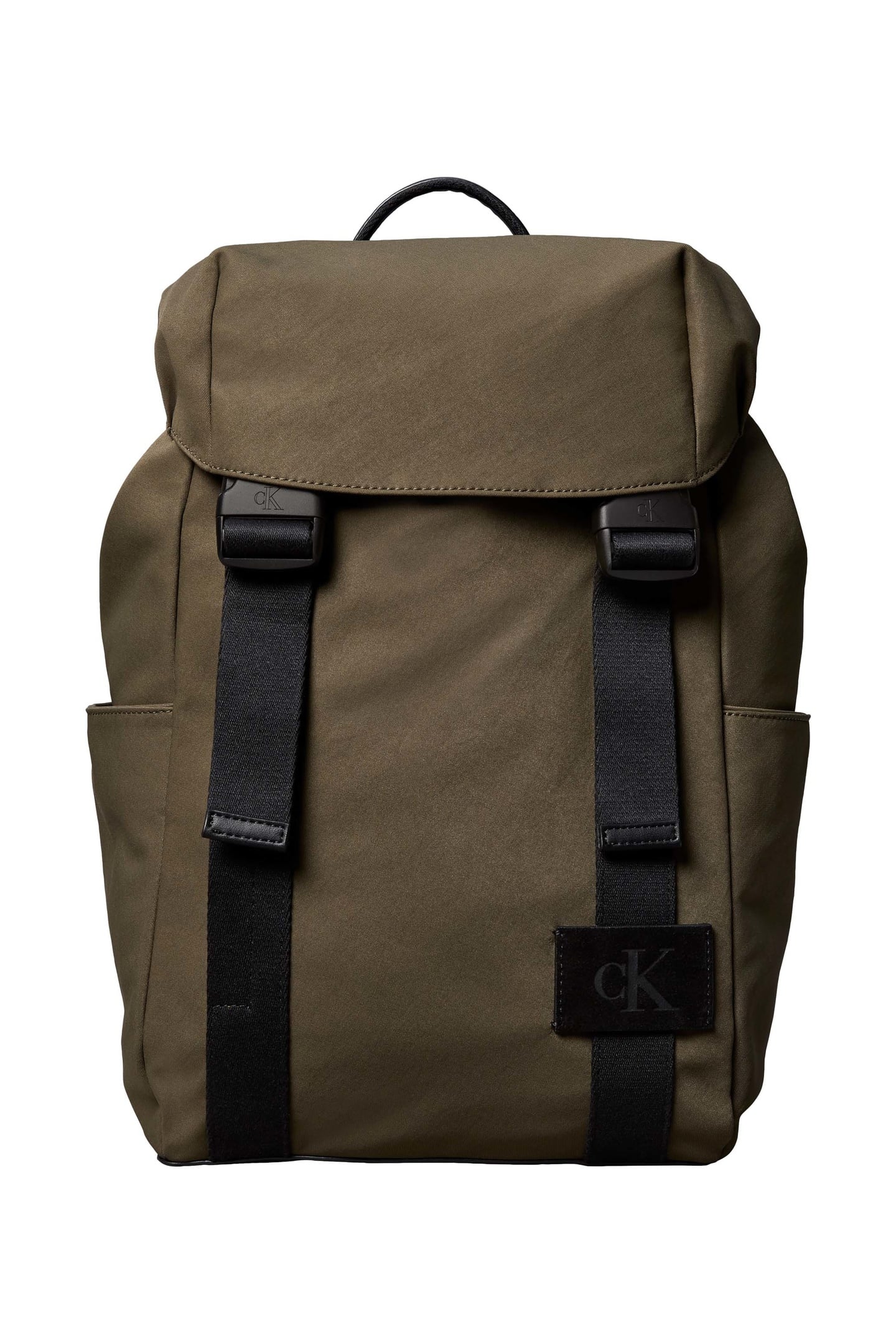 CANVAS MIX BACKPACK DEEP OLIVE 2