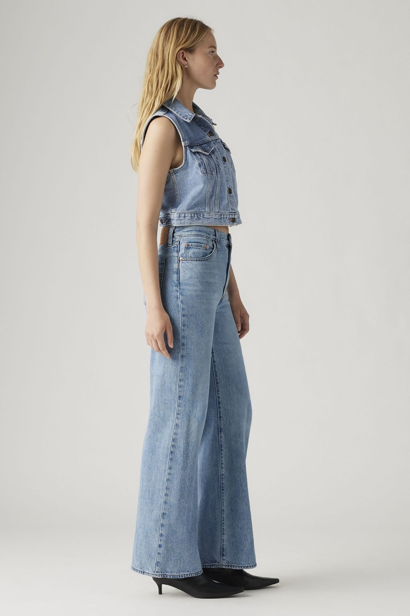 RIBCAGE WIDE LEG JEANS 3