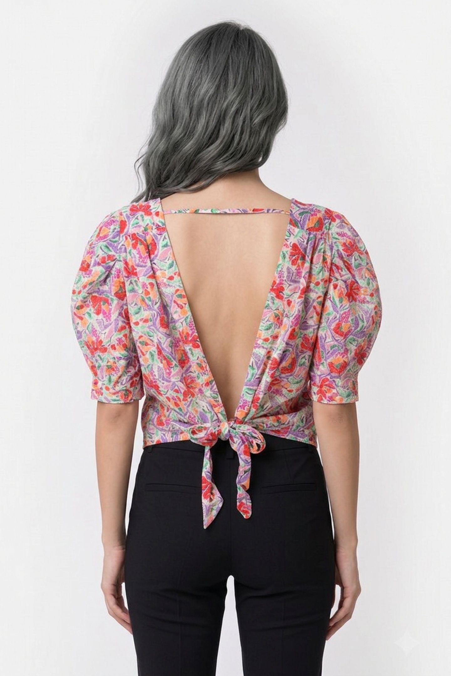 SHORT SLEEVES TOP ECRU 2