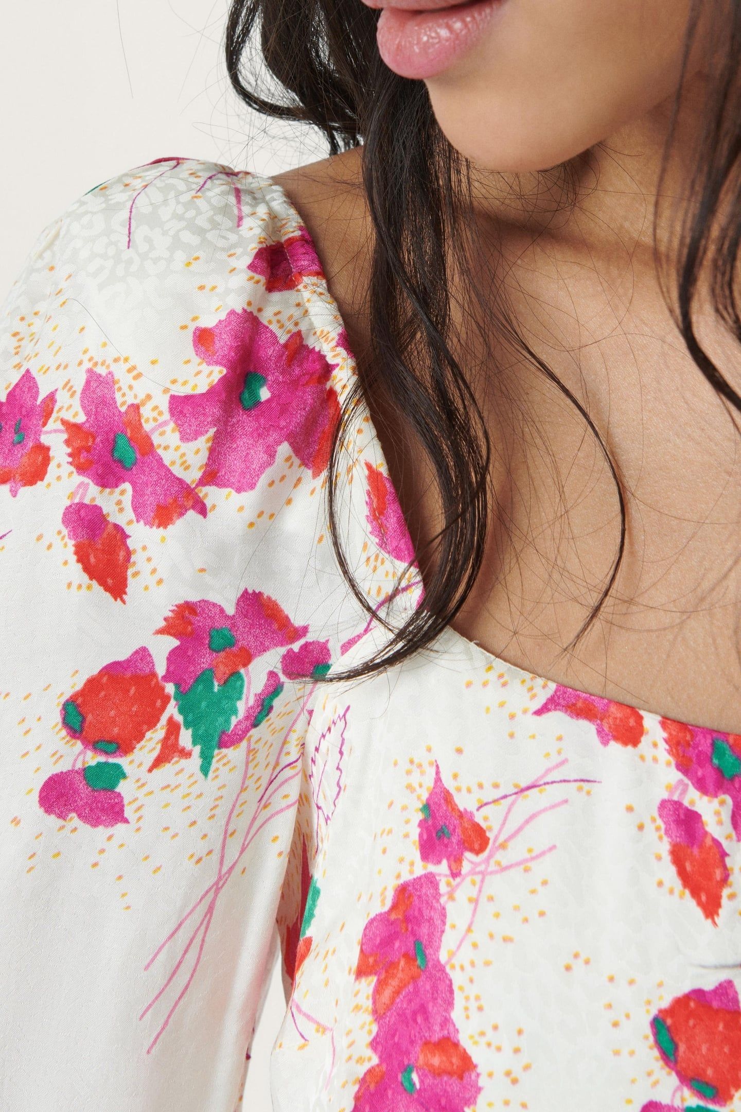 MID-LENGTH DRESS ECRU 4