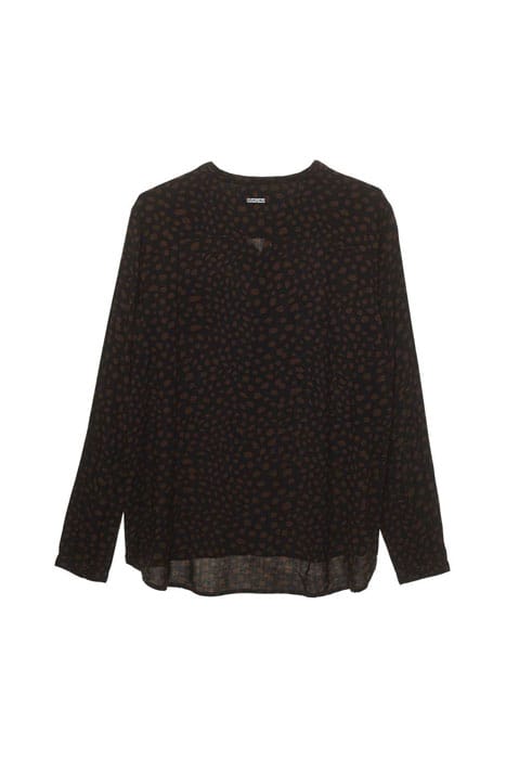 GIRLS ASH BLOUSE BURNT BORDEAUX 2