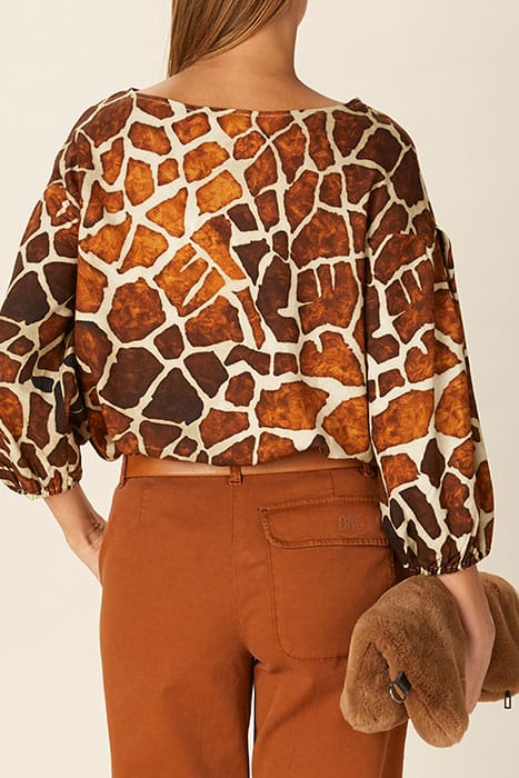 LOOSE SLEEVE SHIRT BROWN 3